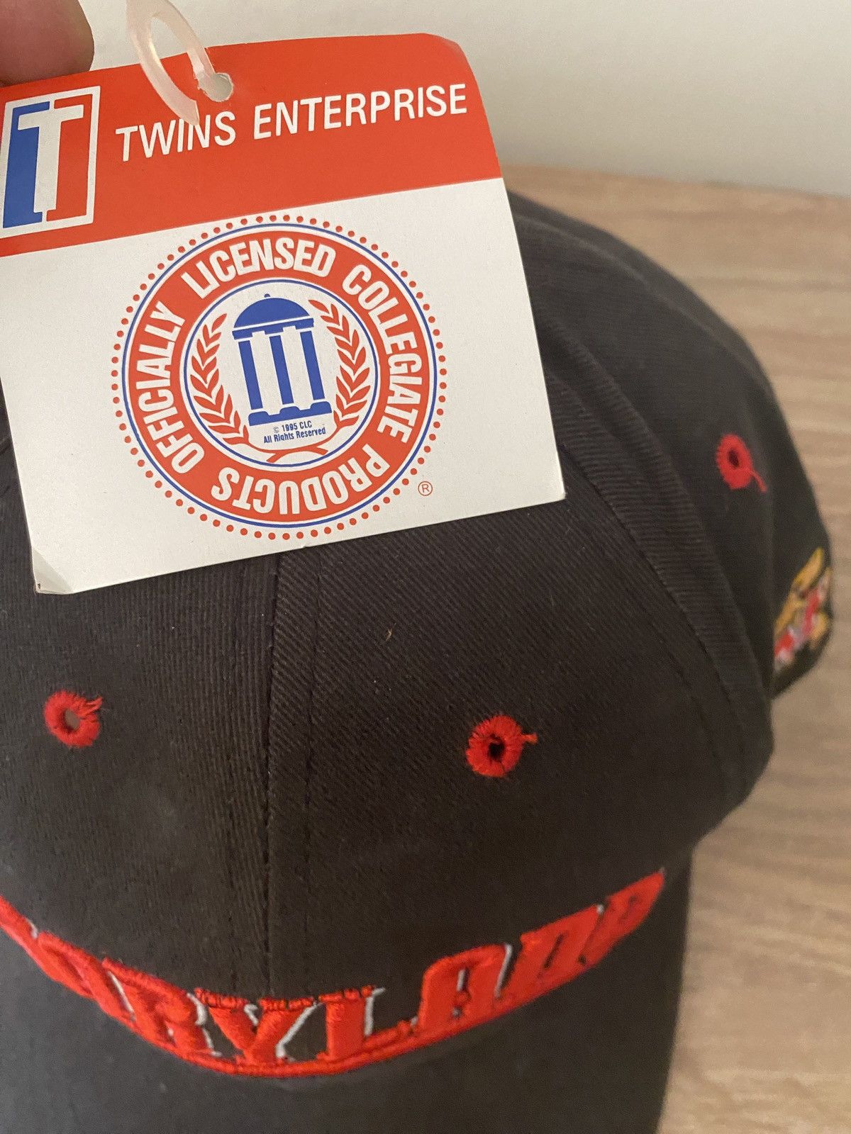 Twins Enterprise Inc. Vintage Y2K’s NWT UMD Maryland Terps Fitted Hat Cap 7 1/4 Size ONE SIZE - 4 Thumbnail