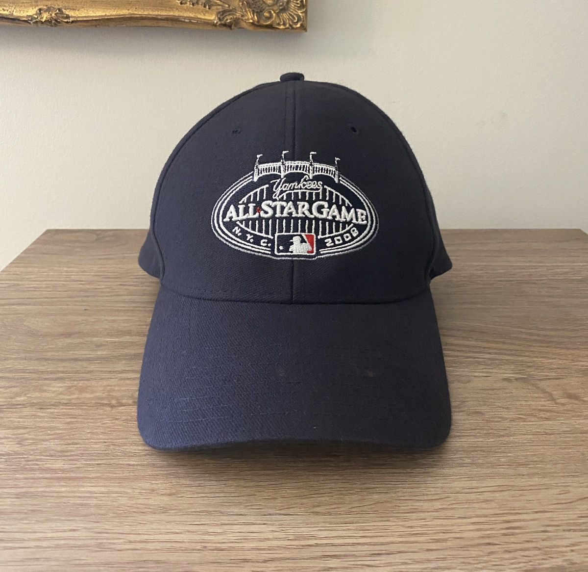MLB 2008 New York Yankees MLB All Star Game Fitted Hat Cap Size ONE SIZE - 1 Thumbnail