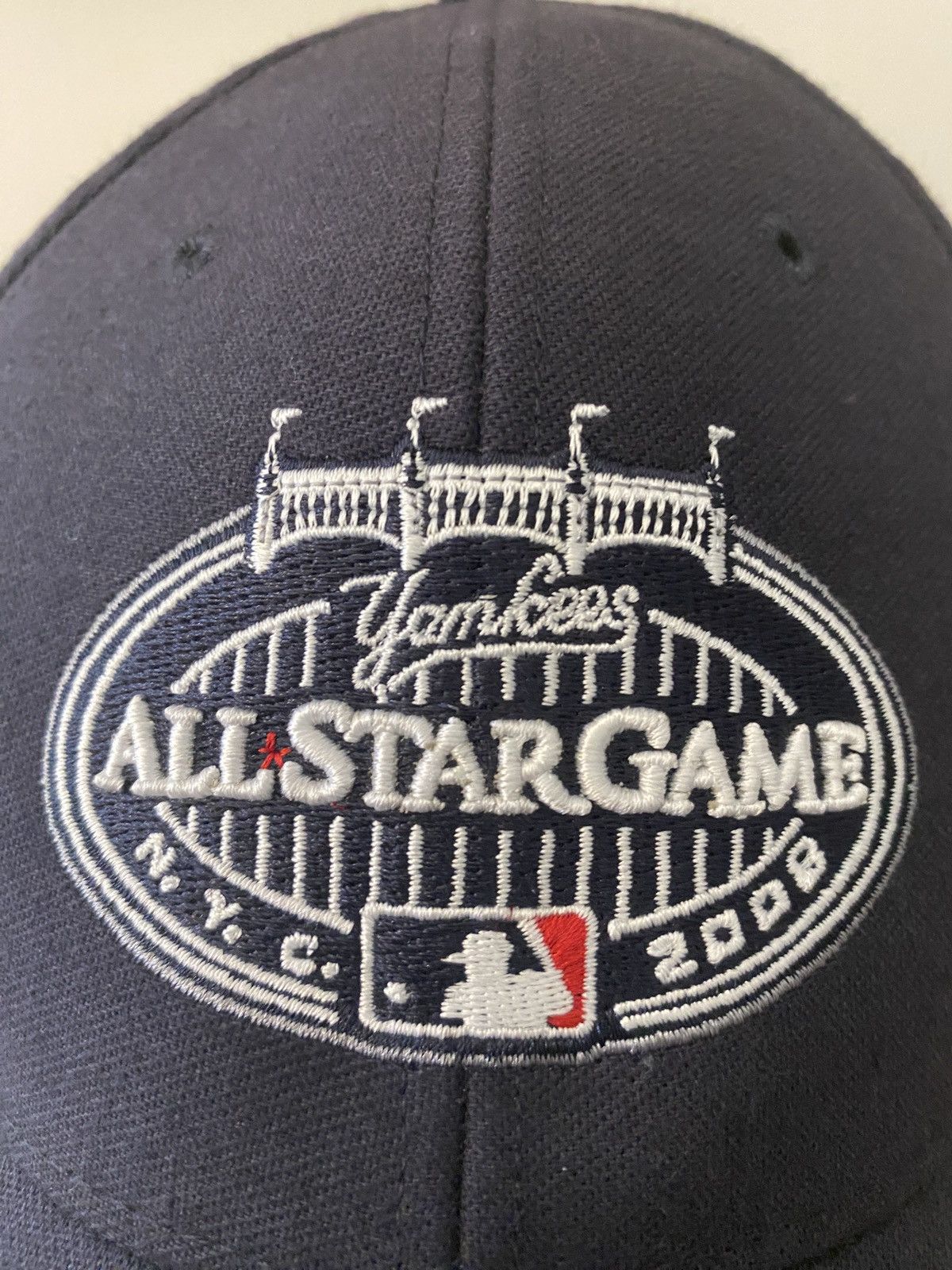MLB 2008 New York Yankees MLB All Star Game Fitted Hat Cap Size ONE SIZE - 2 Thumbnail