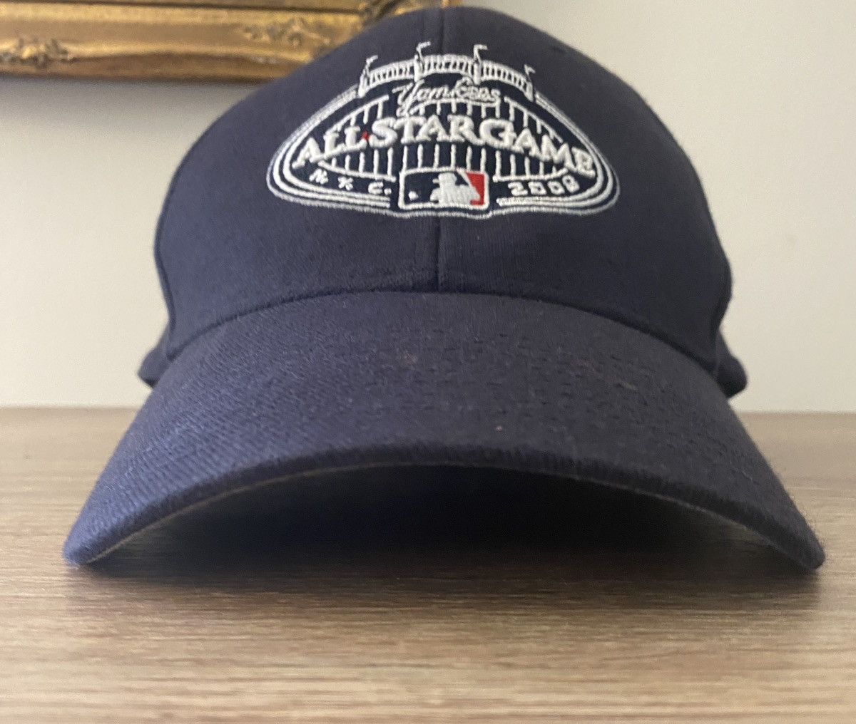 MLB 2008 New York Yankees MLB All Star Game Fitted Hat Cap Size ONE SIZE - 4 Thumbnail