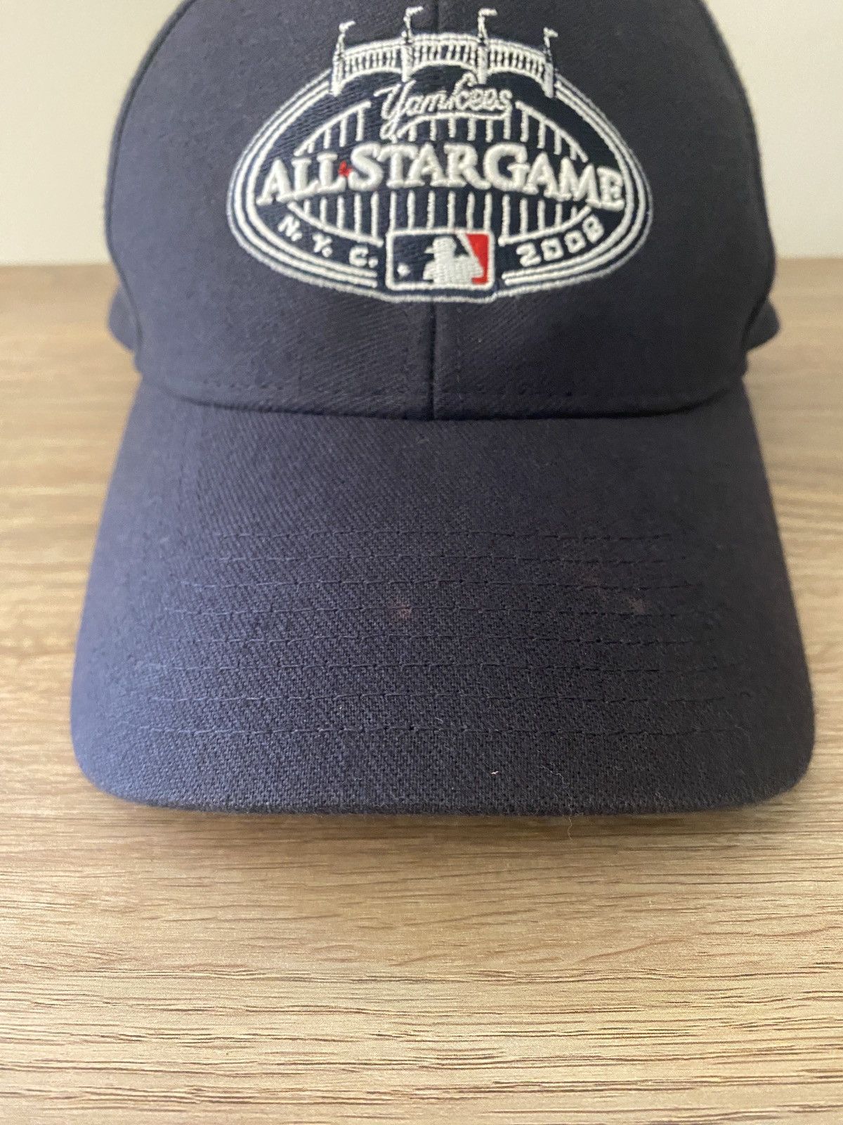 MLB 2008 New York Yankees MLB All Star Game Fitted Hat Cap Size ONE SIZE - 3 Thumbnail