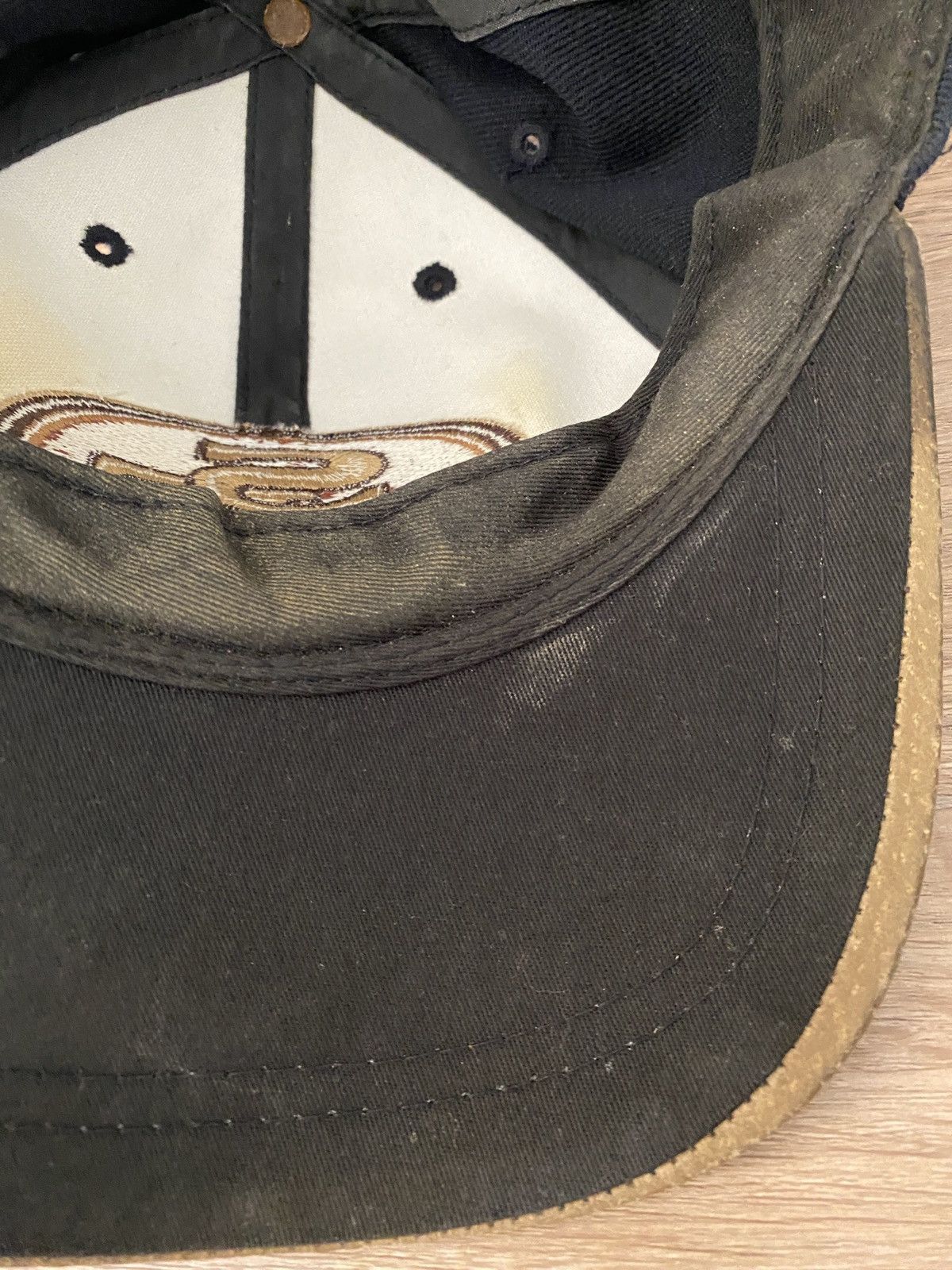 NFL Vintage 90’s San Francisco 49ers Distressed Strapback Hat Size ONE SIZE - 16 Thumbnail