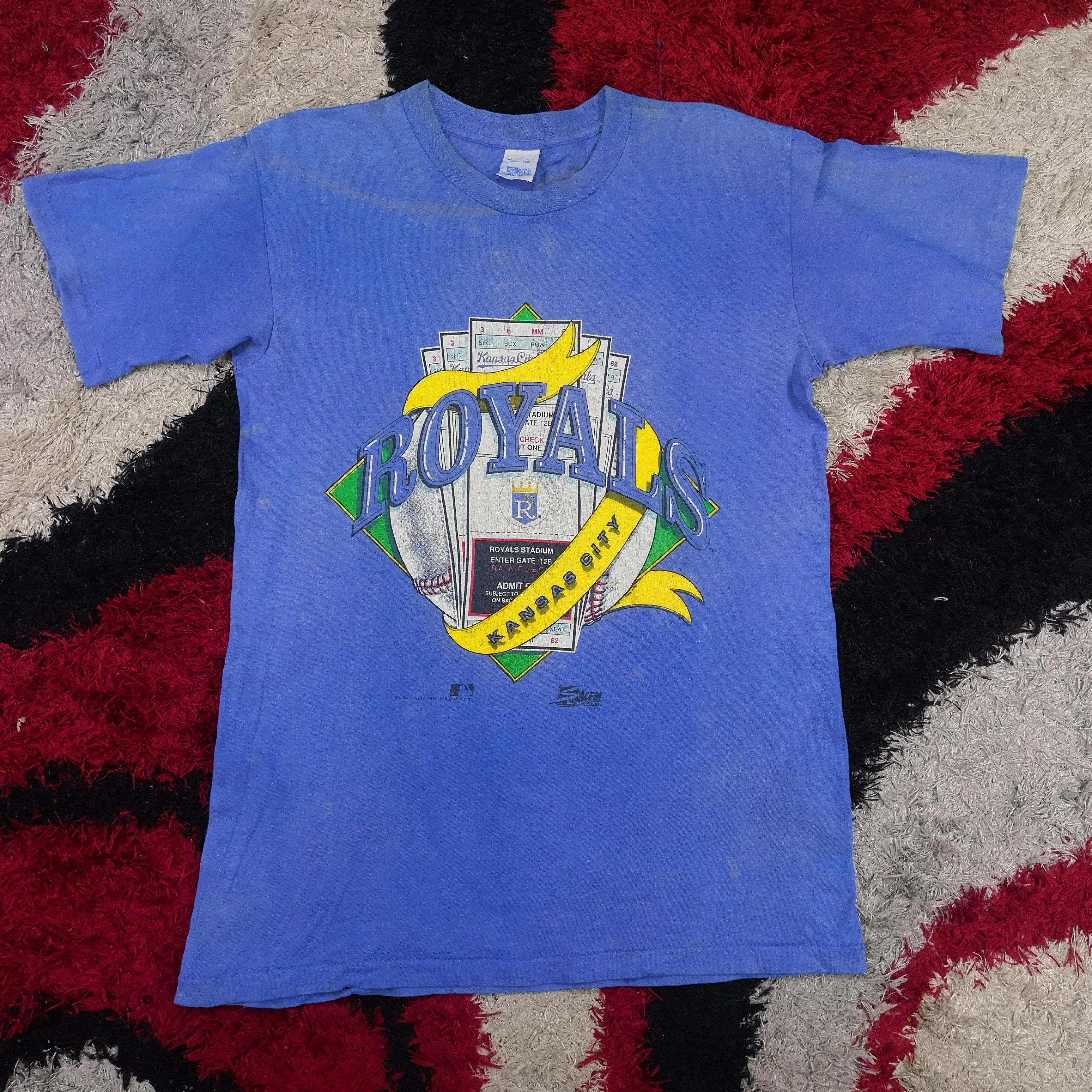 NBA Vintage Royals Kansas Tees Royal Kansas City 56789 Size US M / EU 48-50 / 2 - 2 Thumbnail