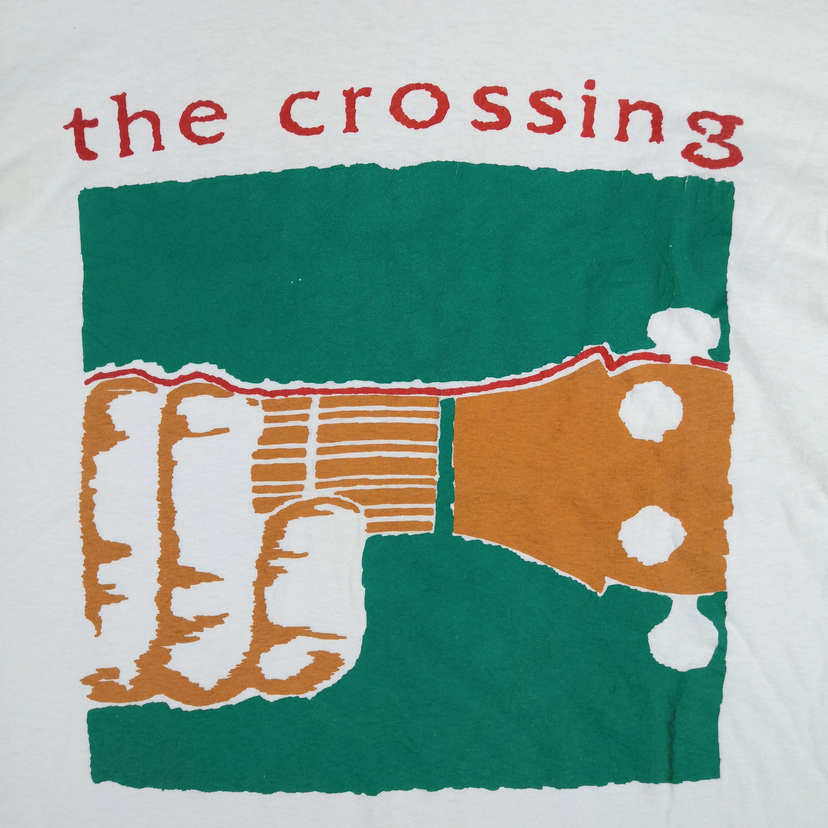 Band Tees × Vintage Vintage The Crossing T Shirt Hippie1969 Woodstock Tees Size US L / EU 52-54 / 3 - 4 Thumbnail