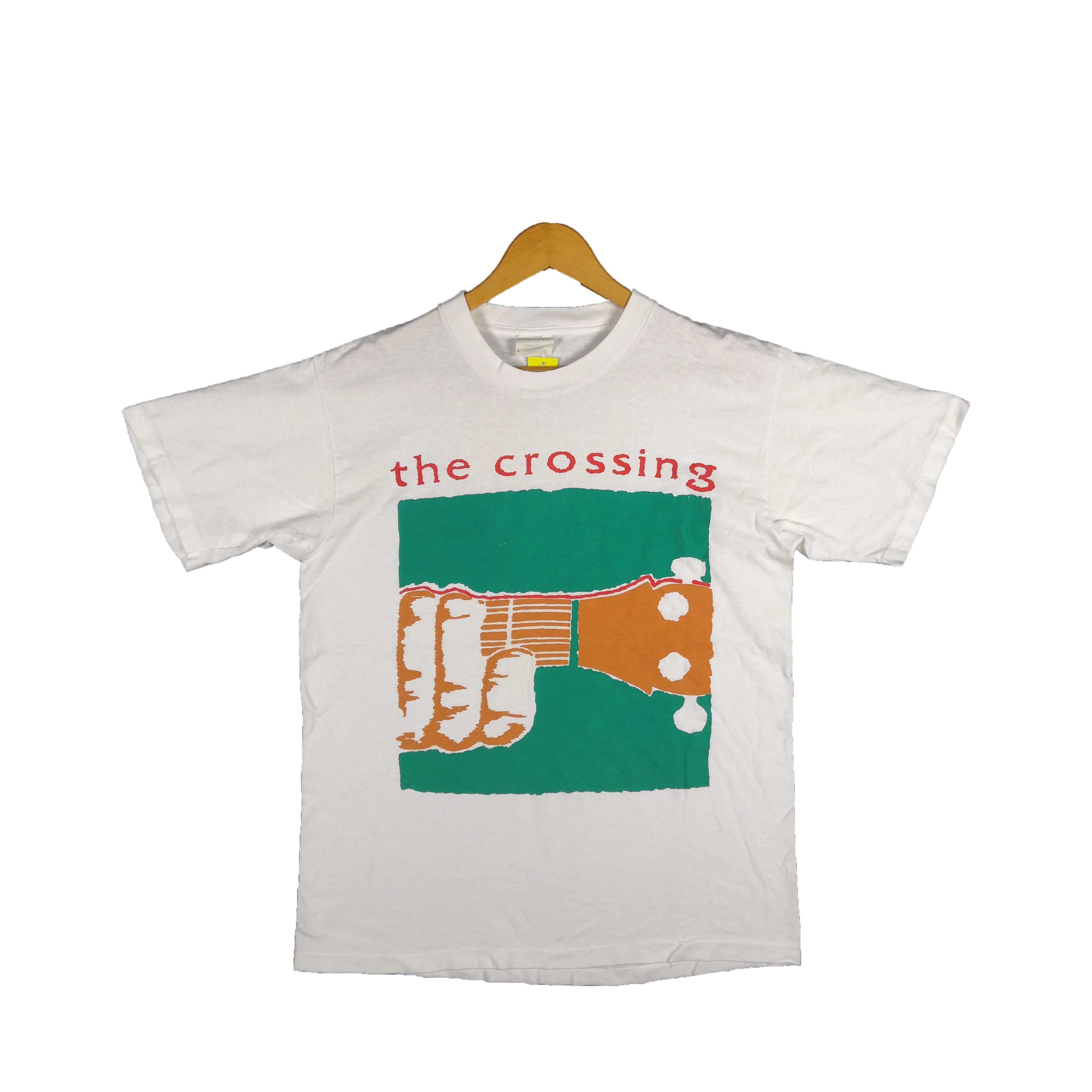 Band Tees × Vintage Vintage The Crossing T Shirt Hippie1969 Woodstock Tees Size US L / EU 52-54 / 3 - 1 Thumbnail