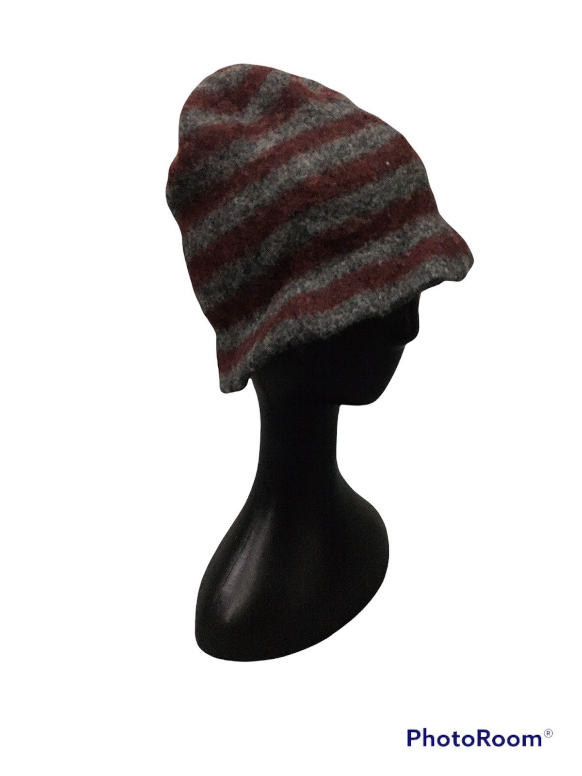 Vintage Vintage Wool Hat Stripe made In Scotland Size ONE SIZE - 3 Thumbnail