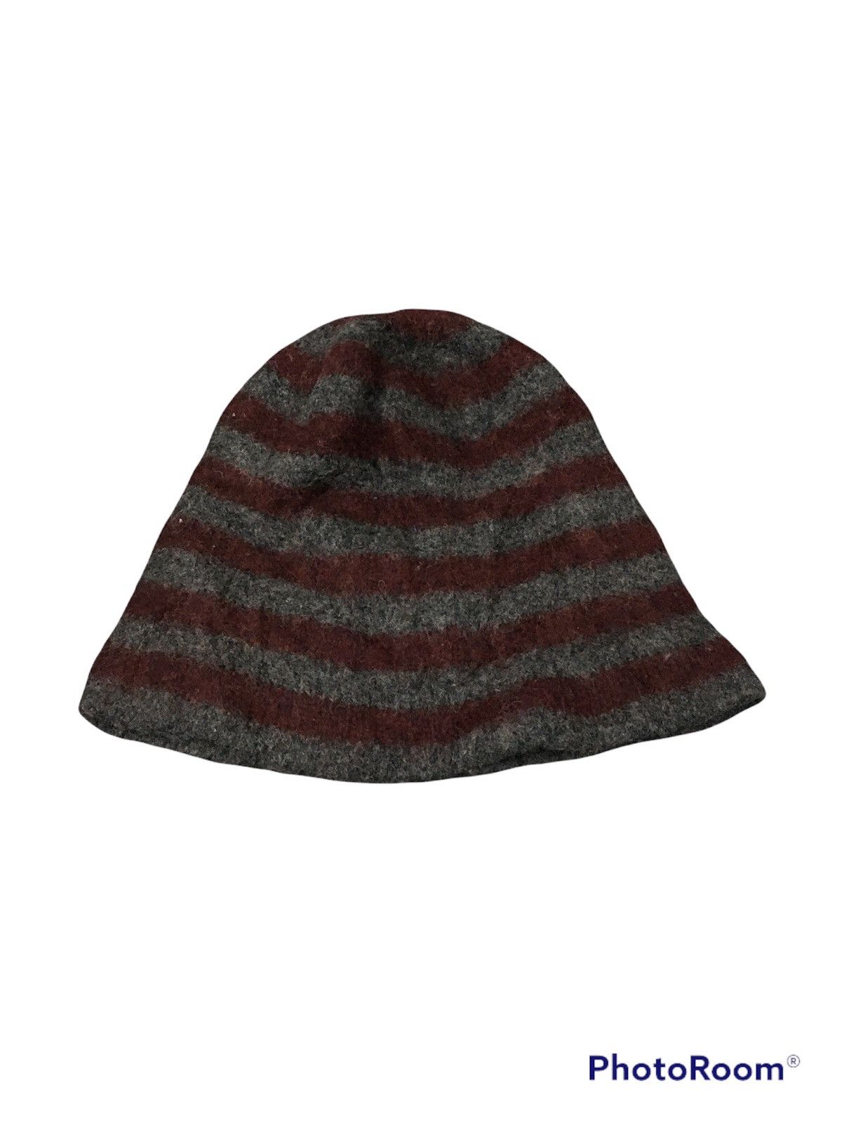 Vintage Vintage Wool Hat Stripe made In Scotland Size ONE SIZE - 5 Thumbnail