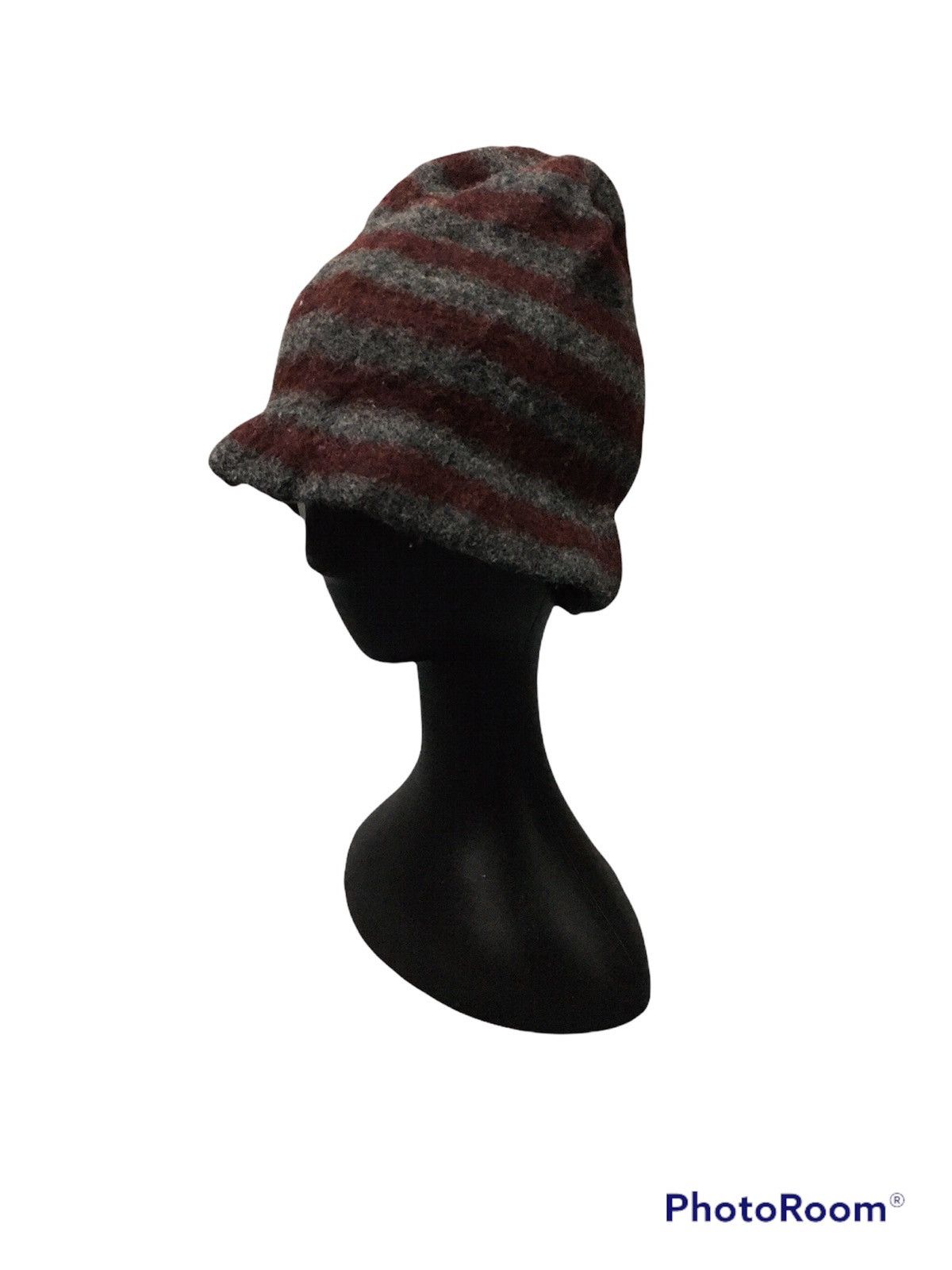 Vintage Vintage Wool Hat Stripe made In Scotland Size ONE SIZE - 2 Thumbnail