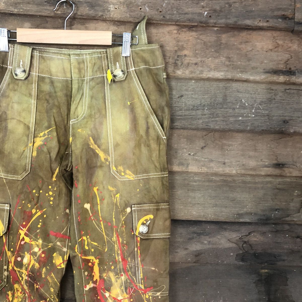Banana Republic Banana Republic reworked utility painter Cargo Pants #3357 Size US 30 / EU 46 - 5 Thumbnail