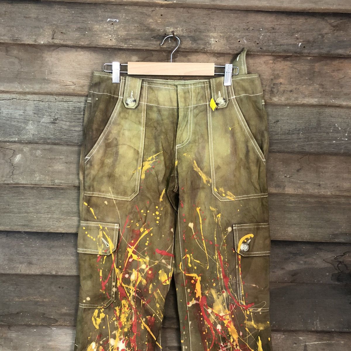 Banana Republic Banana Republic reworked utility painter Cargo Pants #3357 Size US 30 / EU 46 - 2 Thumbnail