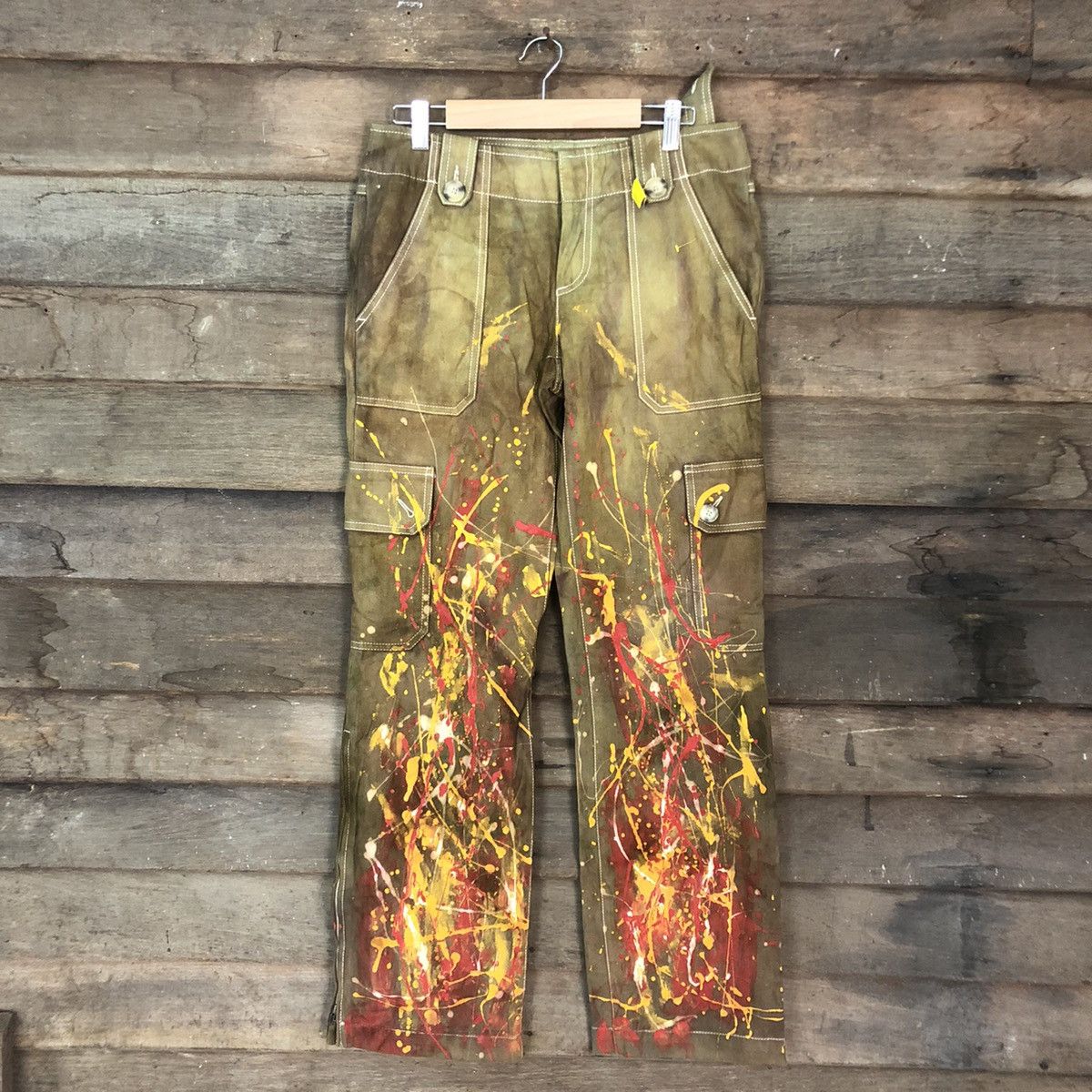 Banana Republic Banana Republic reworked utility painter Cargo Pants #3357 Size US 30 / EU 46 - 1 Thumbnail