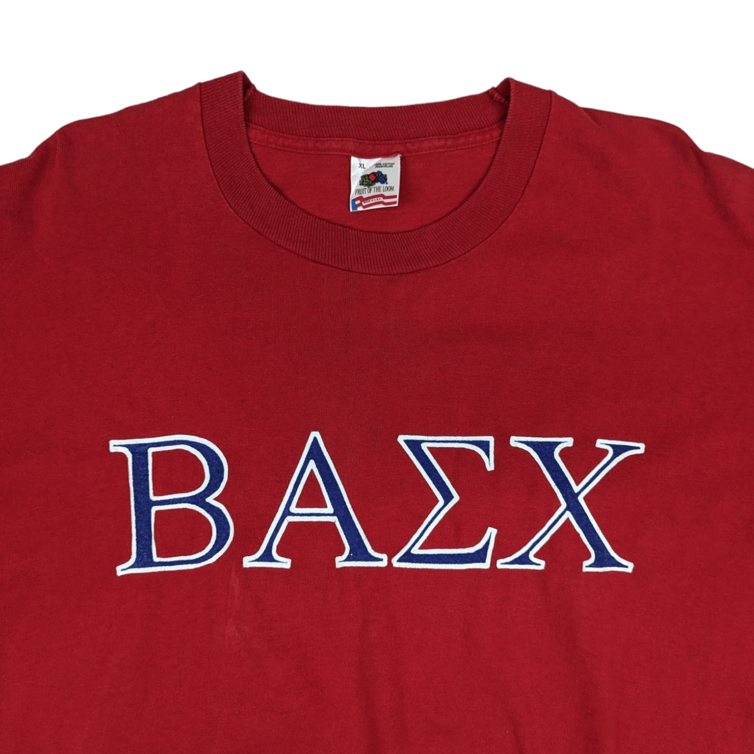 Fruit Of The Loom Vintage 90's FOTL Baex Graphic Single Stitches T-Shirt Size US XL / EU 56 / 4 - 4 Thumbnail
