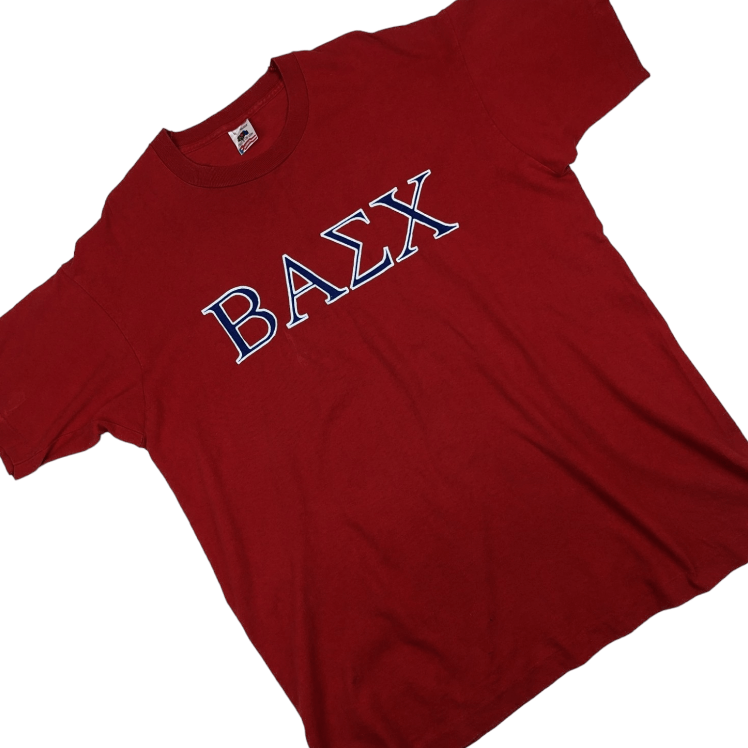 Fruit Of The Loom Vintage 90's FOTL Baex Graphic Single Stitches T-Shirt Size US XL / EU 56 / 4 - 2 Thumbnail