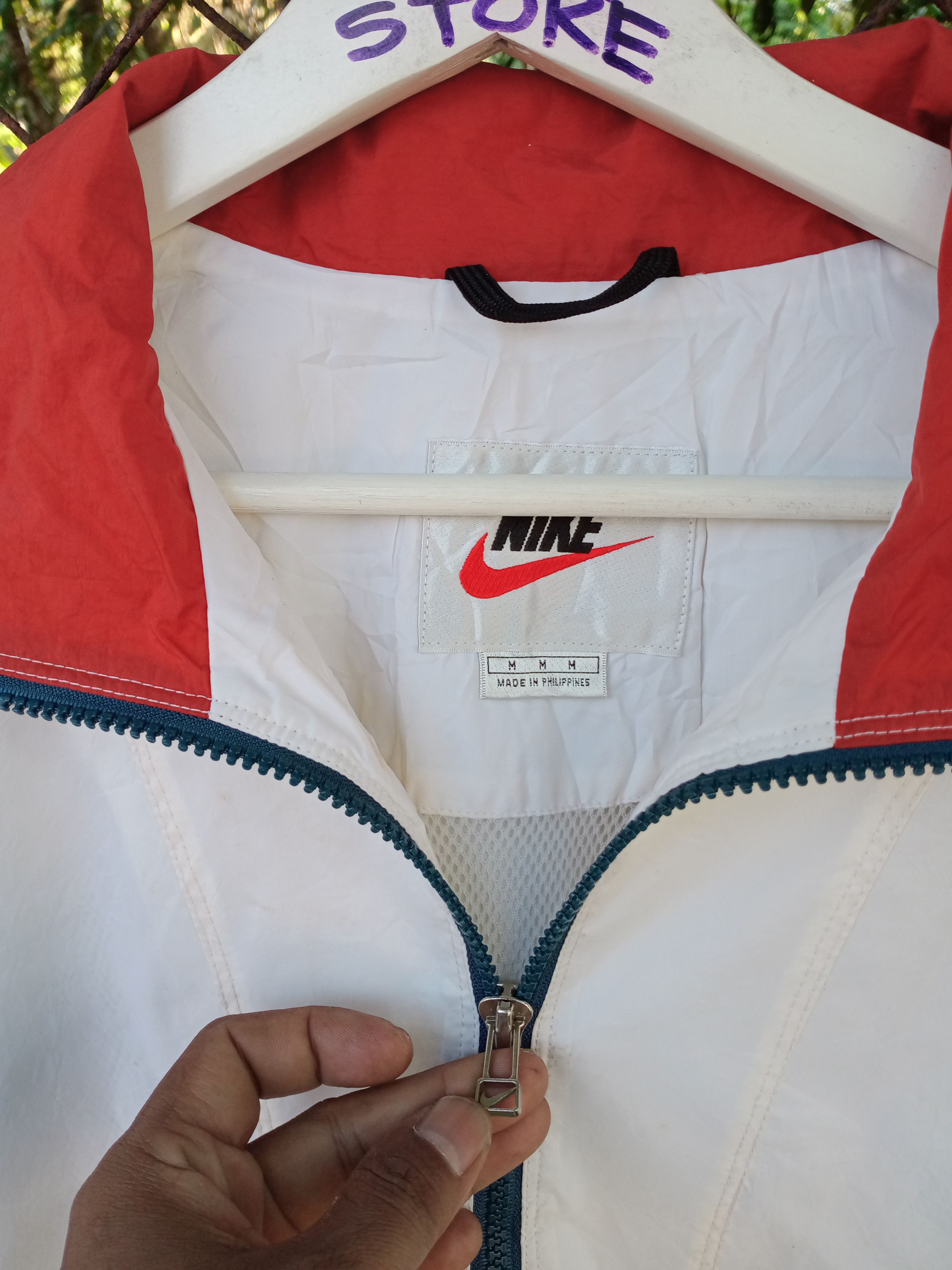 Nike Vintage Nike Jacket Multicolours Small Logo Half zipper Size US L / EU 52-54 / 3 - 4 Thumbnail