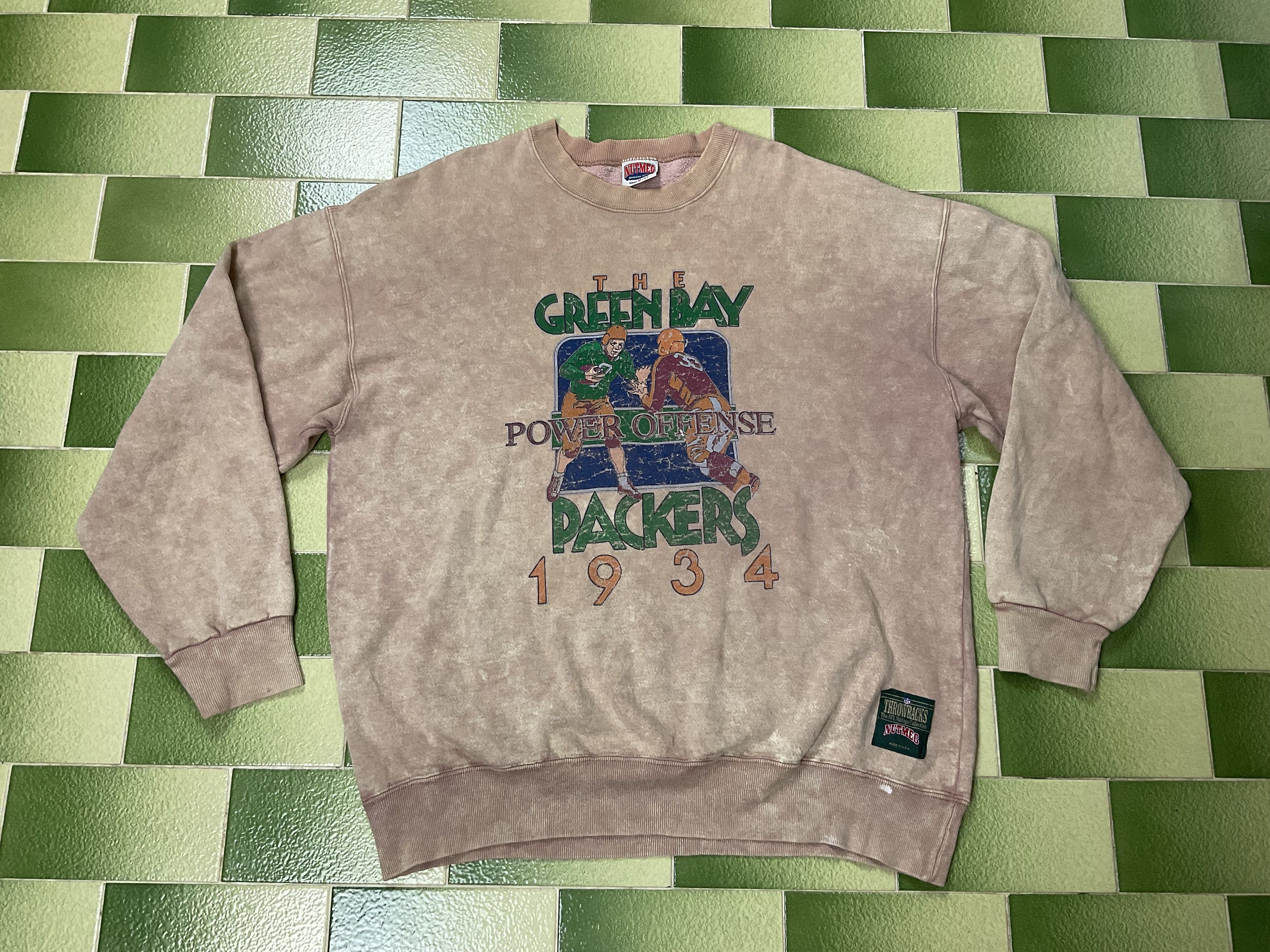 Vintage Vintage 90s NFL Green Bay Packers Tie dye Sweatshirt