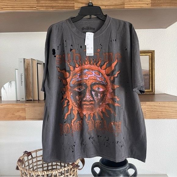 Urban Outfitters NWT URBAN OUTFITTERS SUBLIME LONG BEACH BROWN T-SHIRT ...