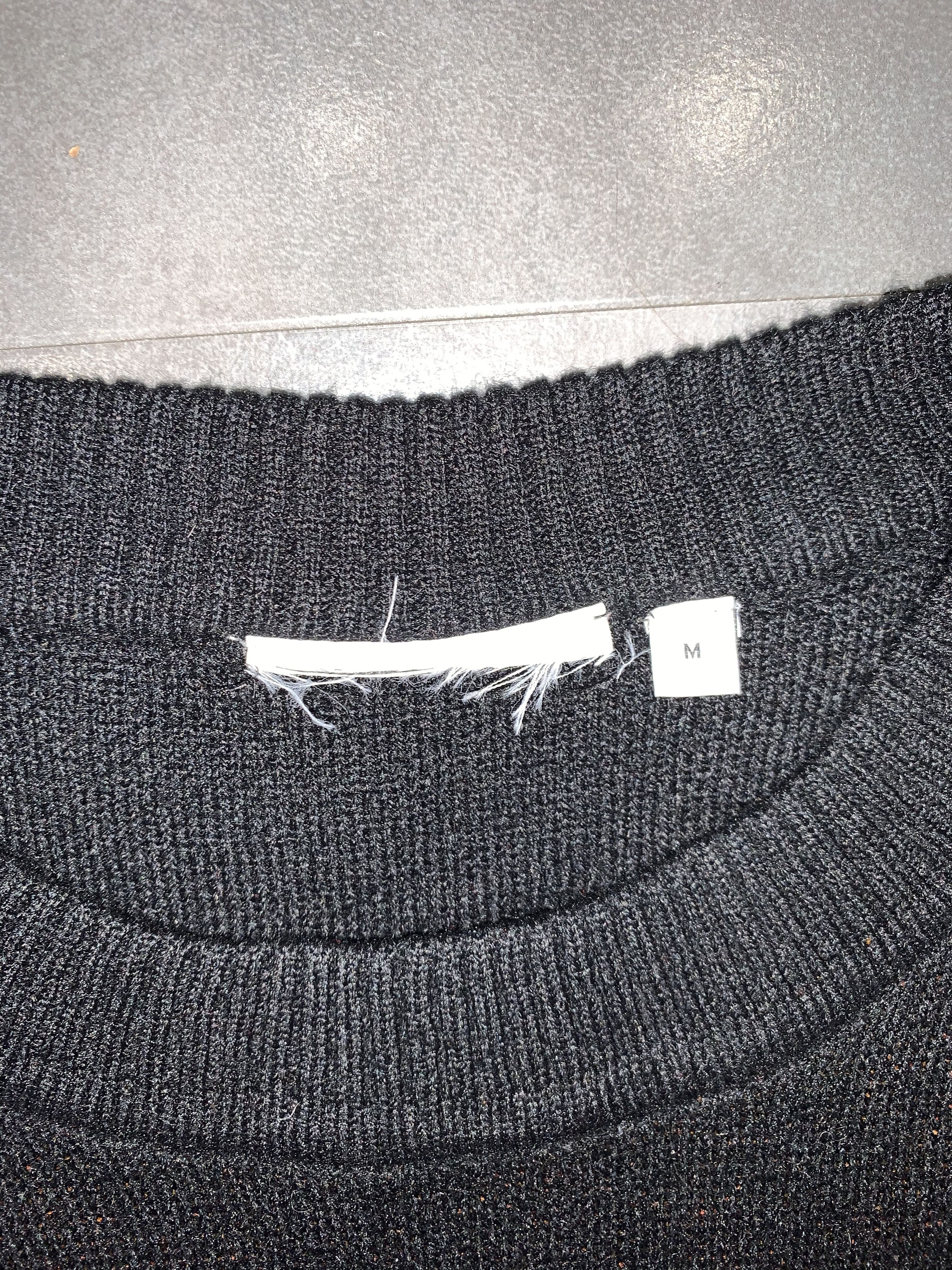Weekday Weekday "Darkness" Knitted Oversized Wool Sweater Size US M / EU 48-50 / 2 - 11 Thumbnail