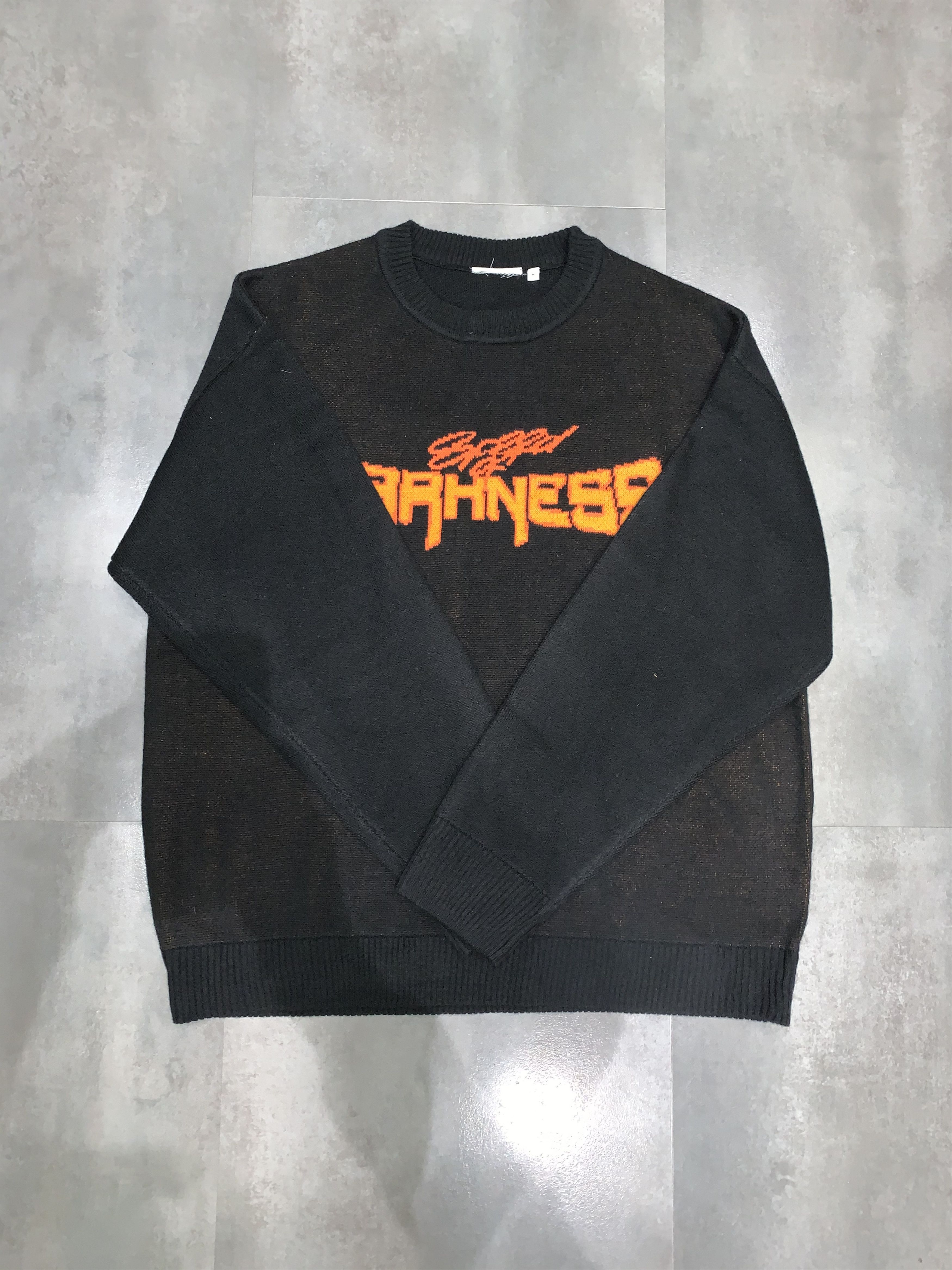 Weekday Weekday "Darkness" Knitted Oversized Wool Sweater Size US M / EU 48-50 / 2 - 9 Thumbnail