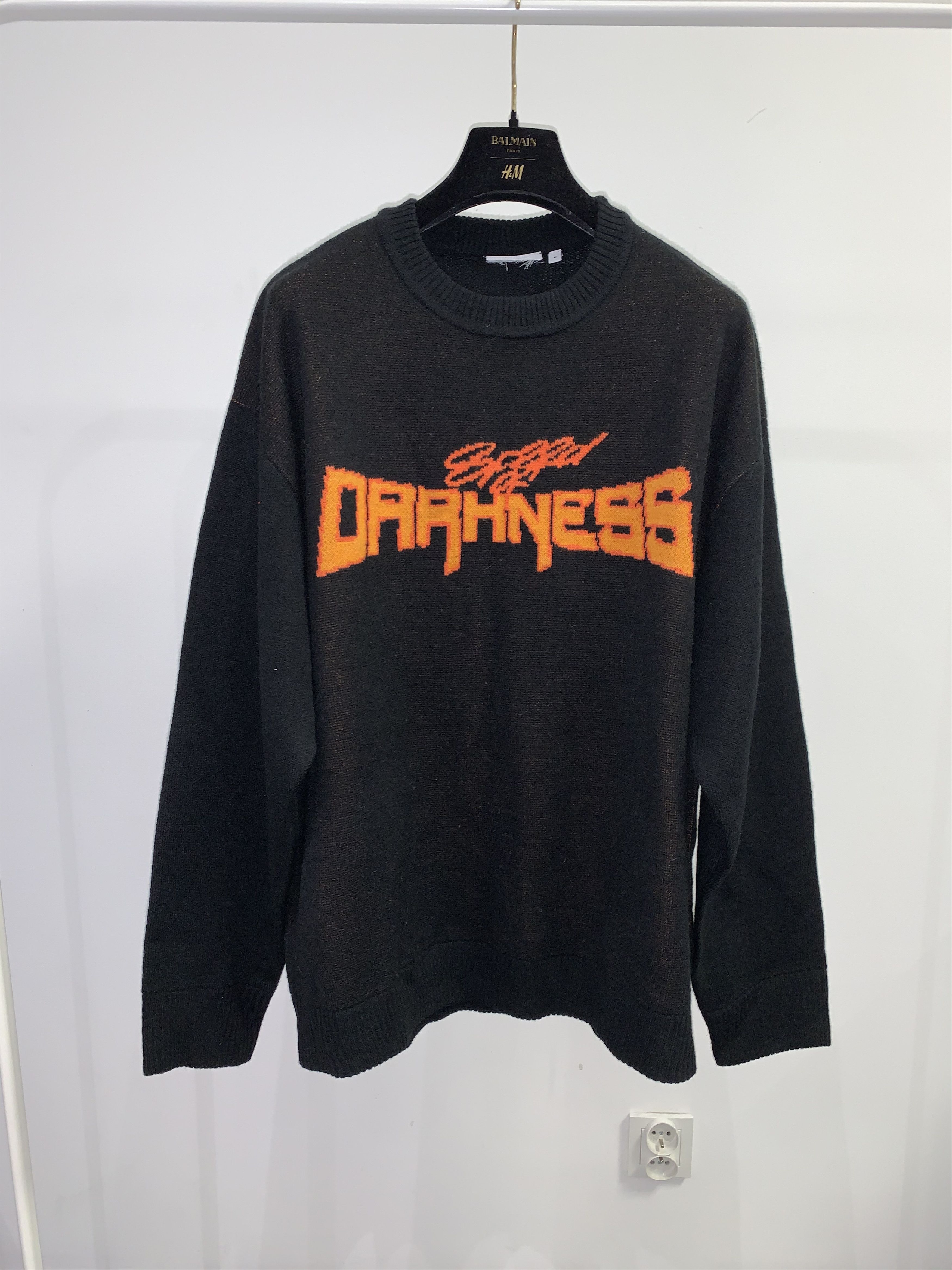 Weekday Weekday "Darkness" Knitted Oversized Wool Sweater Size US M / EU 48-50 / 2 - 3 Thumbnail