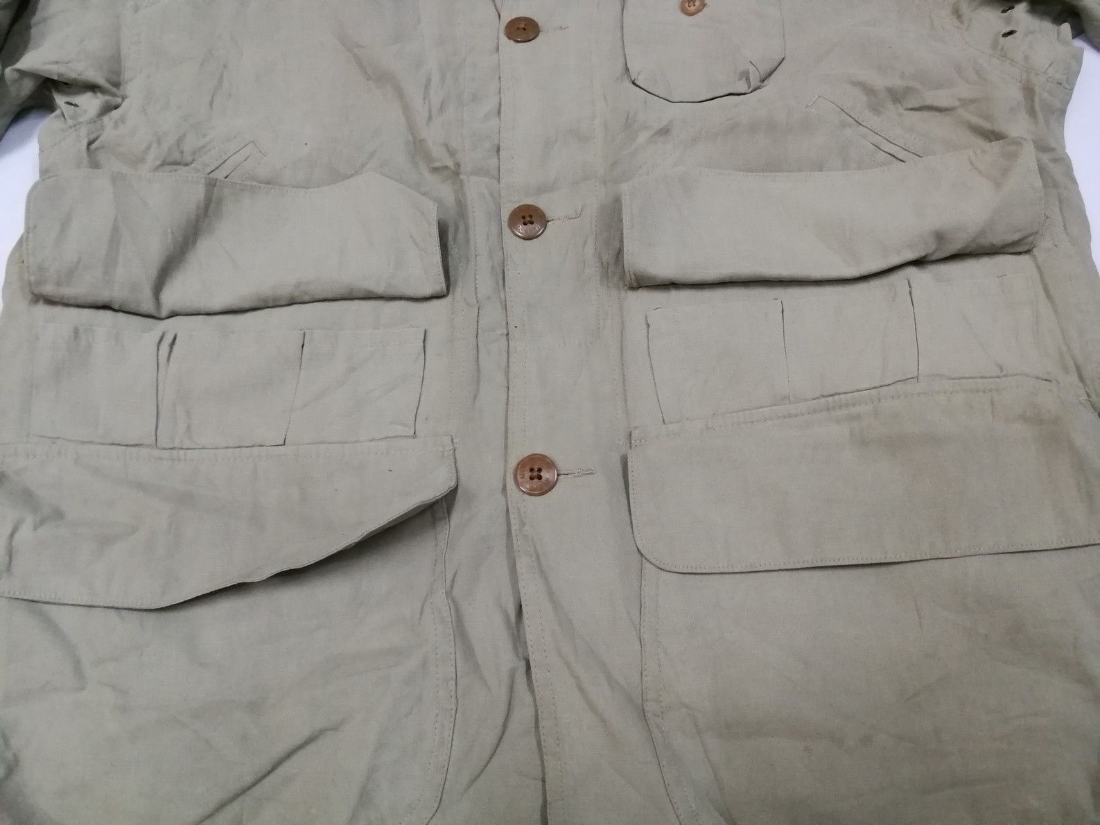 Polo Ralph Lauren Vtg 90s Polo Ralph Lauren Hunting Jacket Military Work Wear Size US L / EU 52-54 / 3 - 3 Thumbnail