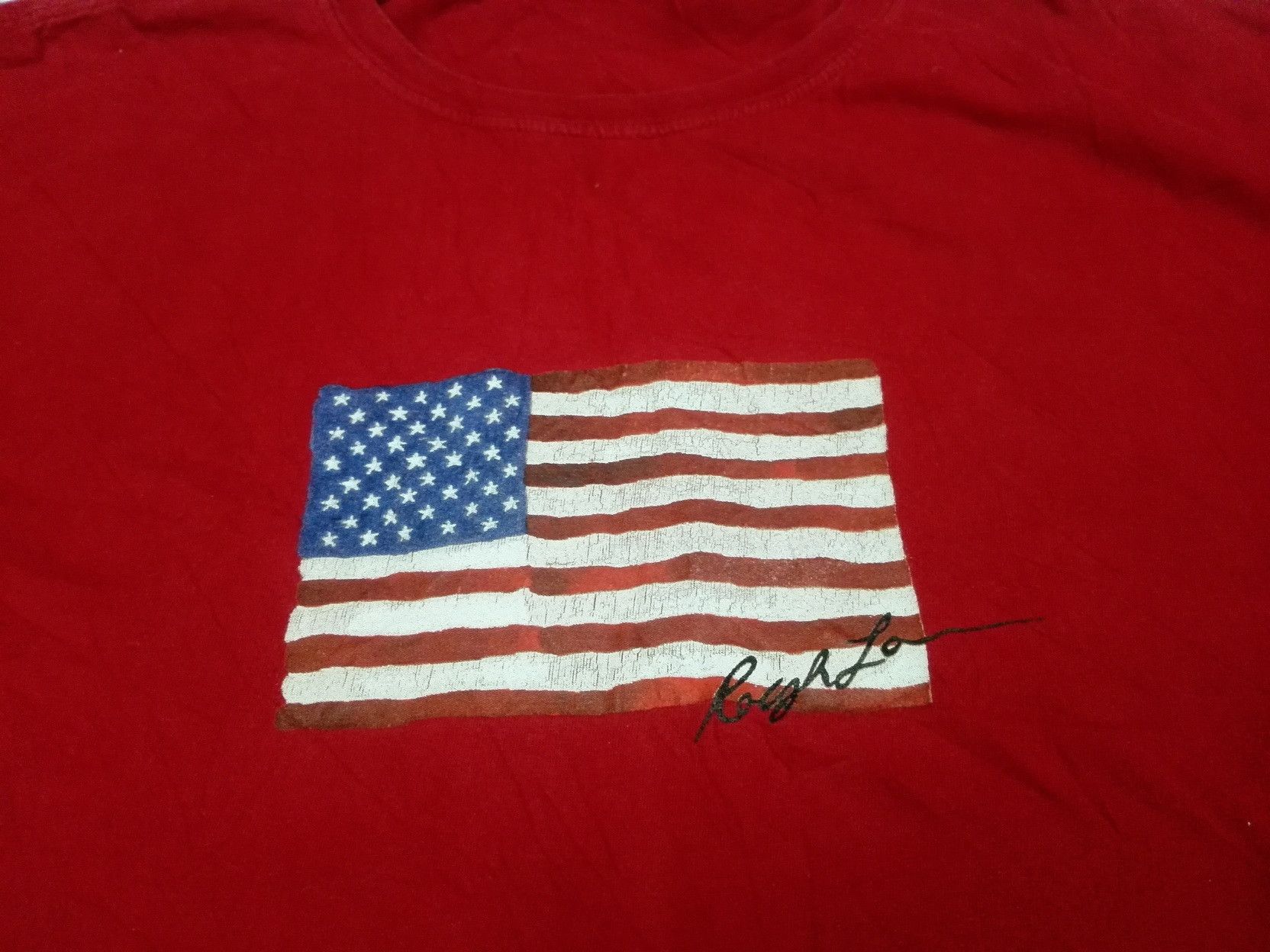 Polo Ralph Lauren VINTAGE POLO SPORT RALPH LAUREN AMERICAN FLAG LOGO Size US XL / EU 56 / 4 - 2 Thumbnail