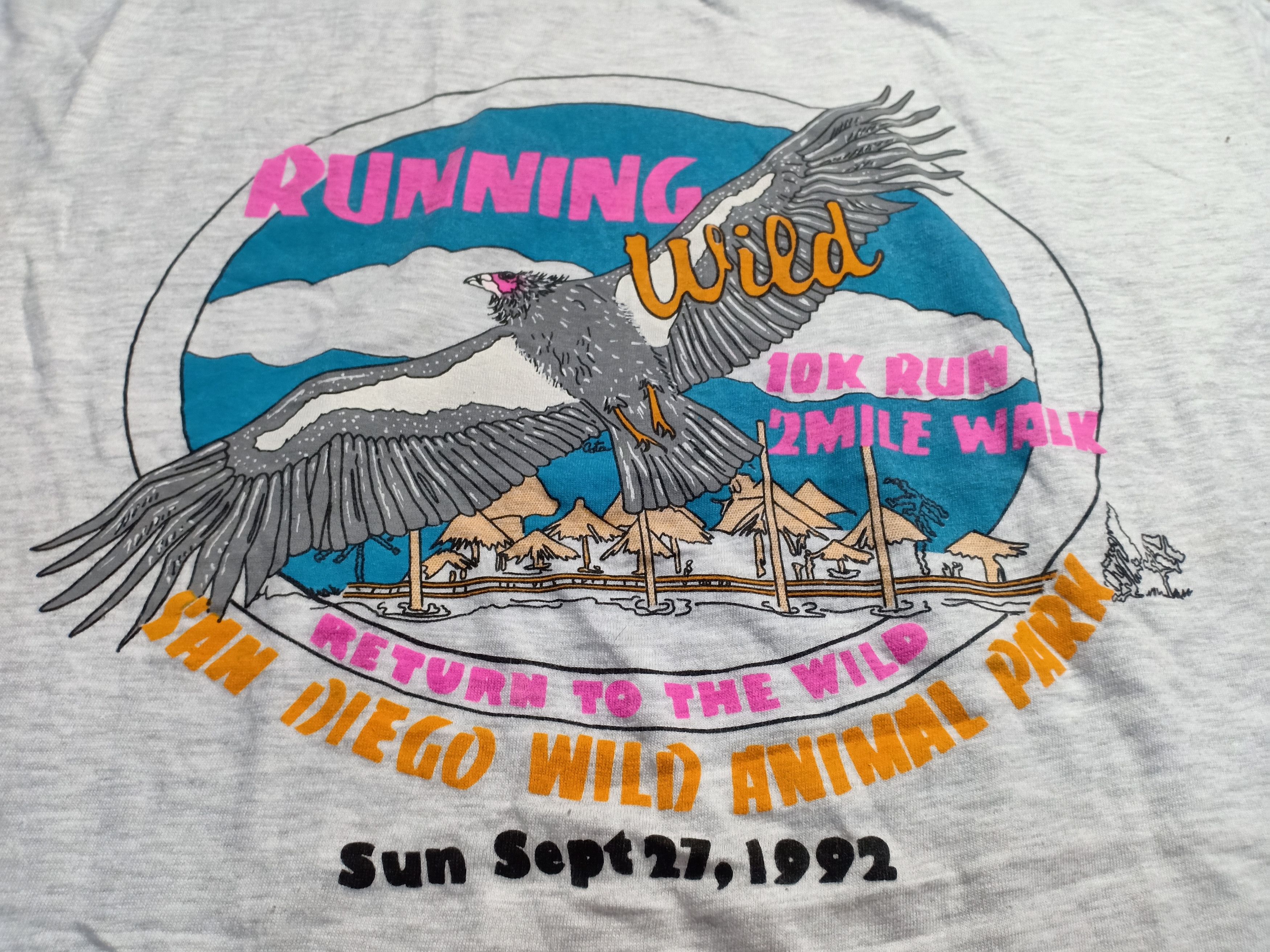 Hanes San Diego Wild Animal Park Long Sleeve Running Tee Size US XL / EU 56 / 4 - 3 Thumbnail