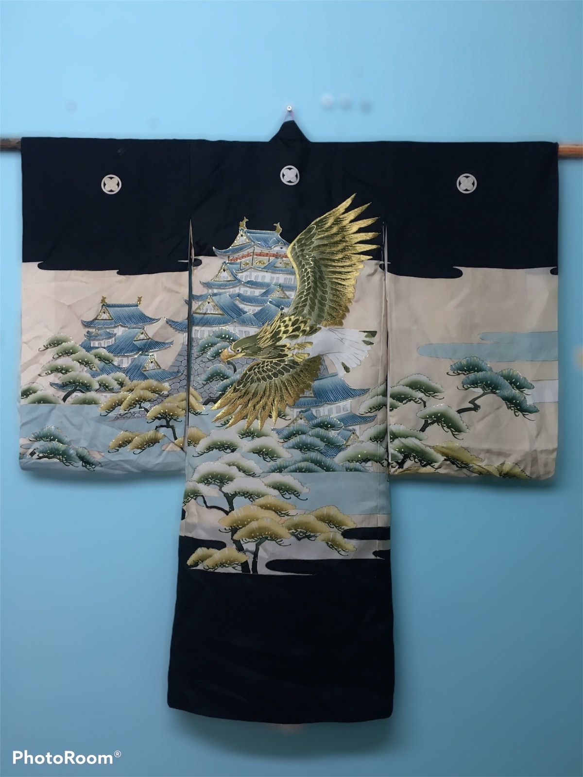 Japanese Brand × Vintage Vintage 30’s Samurai ASANO Clan Dyed Hand Painted Embroidery Size US S / EU 44-46 / 1 - 1 Thumbnail