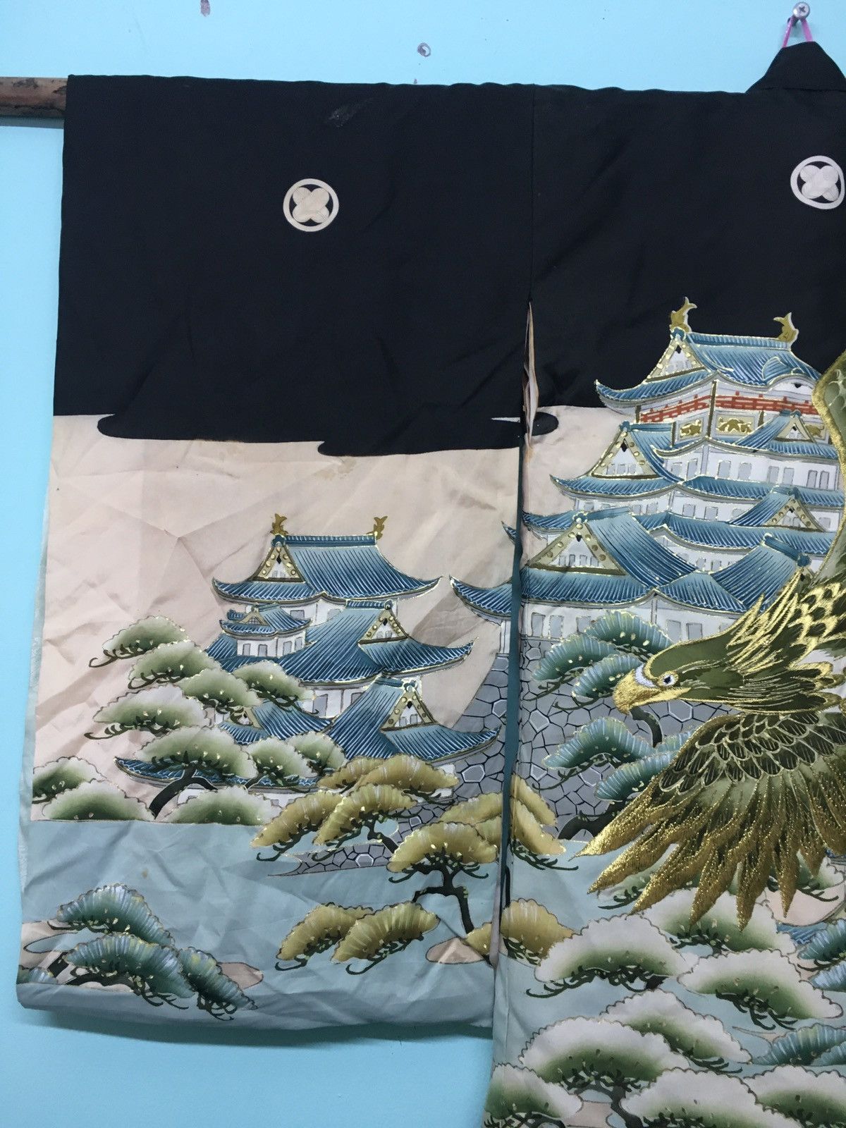 Japanese Brand × Vintage Vintage 30’s Samurai ASANO Clan Dyed Hand Painted Embroidery Size US S / EU 44-46 / 1 - 13 Thumbnail