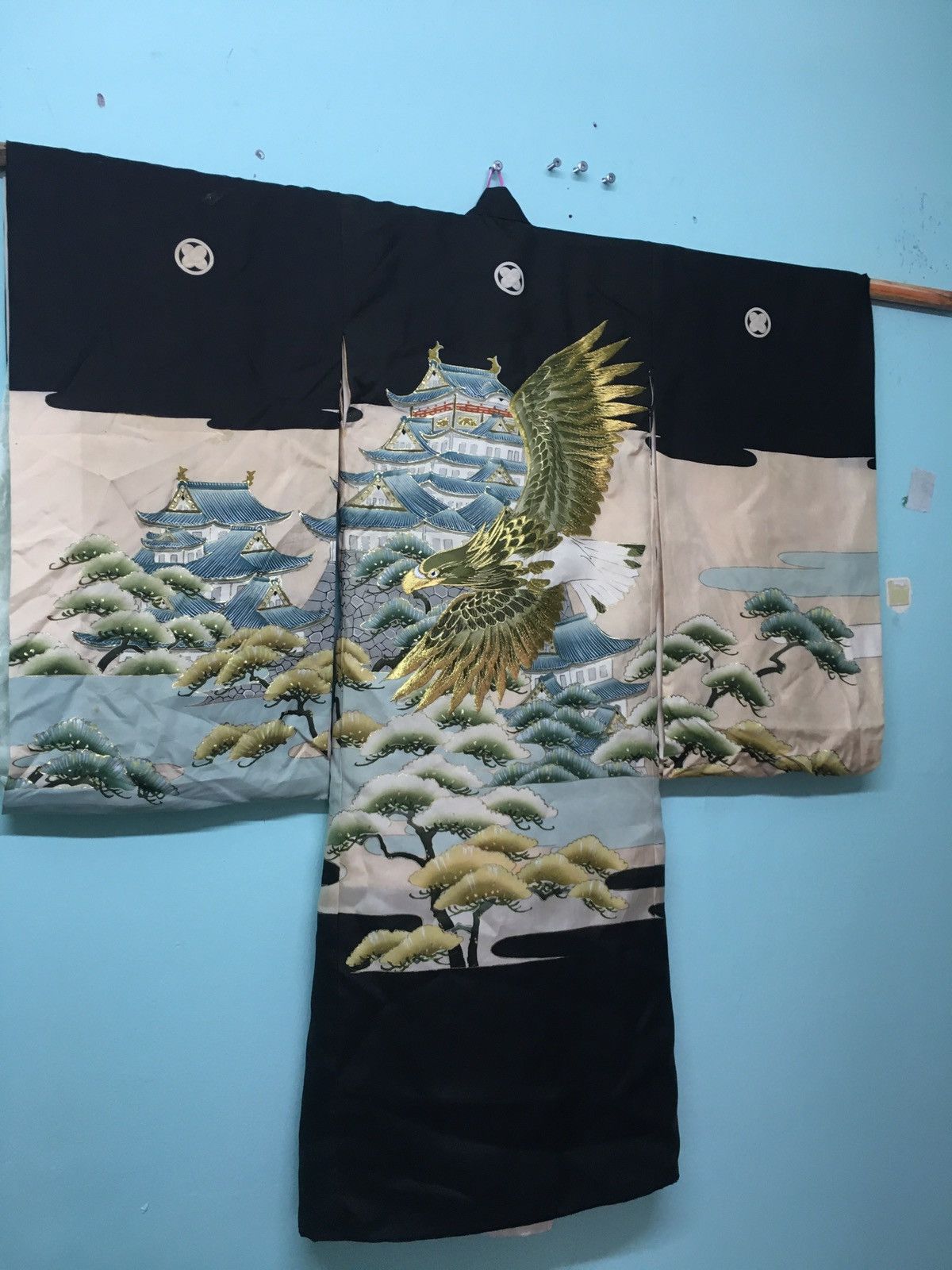 Japanese Brand × Vintage Vintage 30’s Samurai ASANO Clan Dyed Hand Painted Embroidery Size US S / EU 44-46 / 1 - 17 Thumbnail