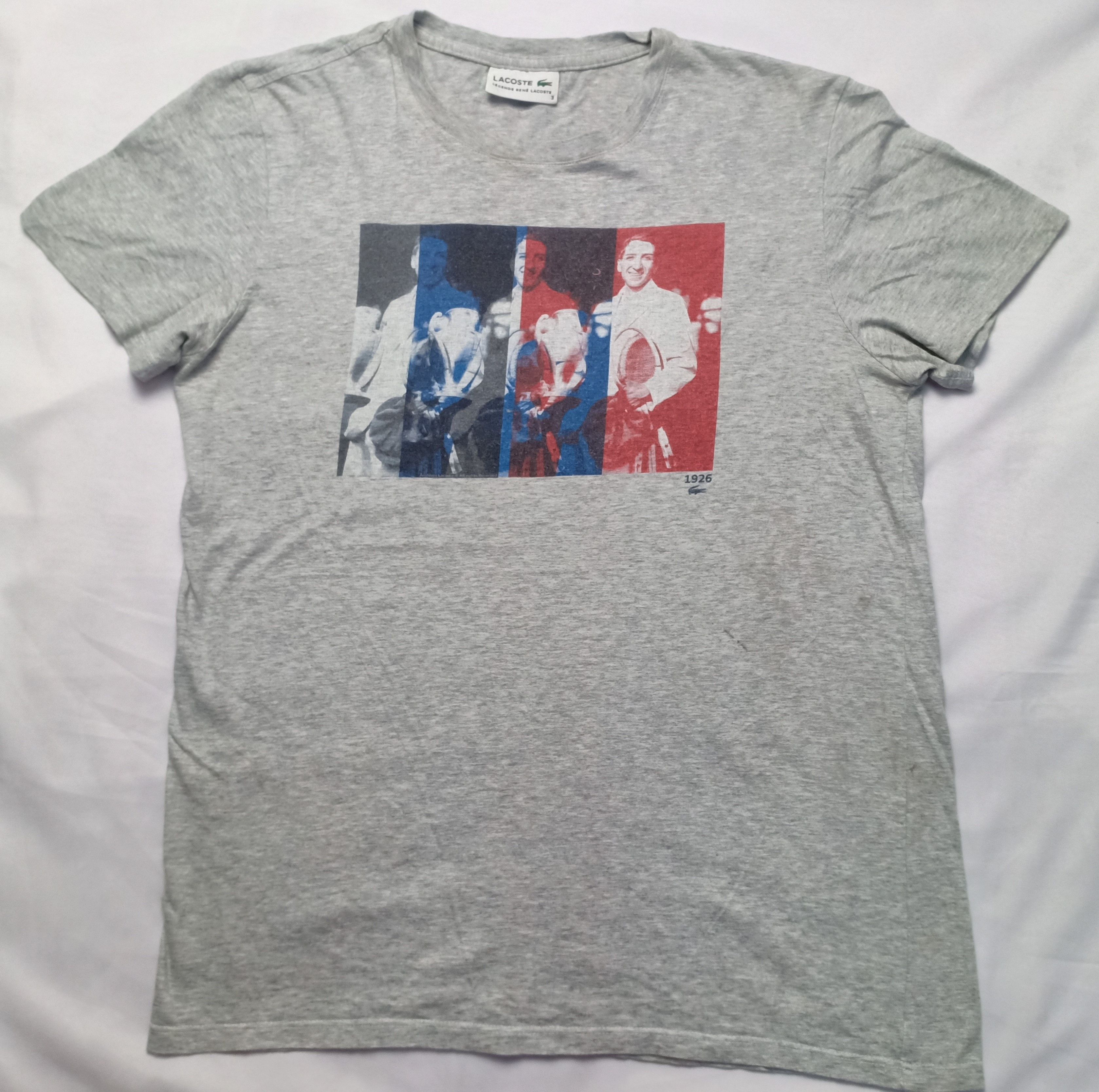 Other Legende Rene Lacoste Graphic Promo Ads Tee Size M / US 6-8 / IT 42-44 - 2 Thumbnail