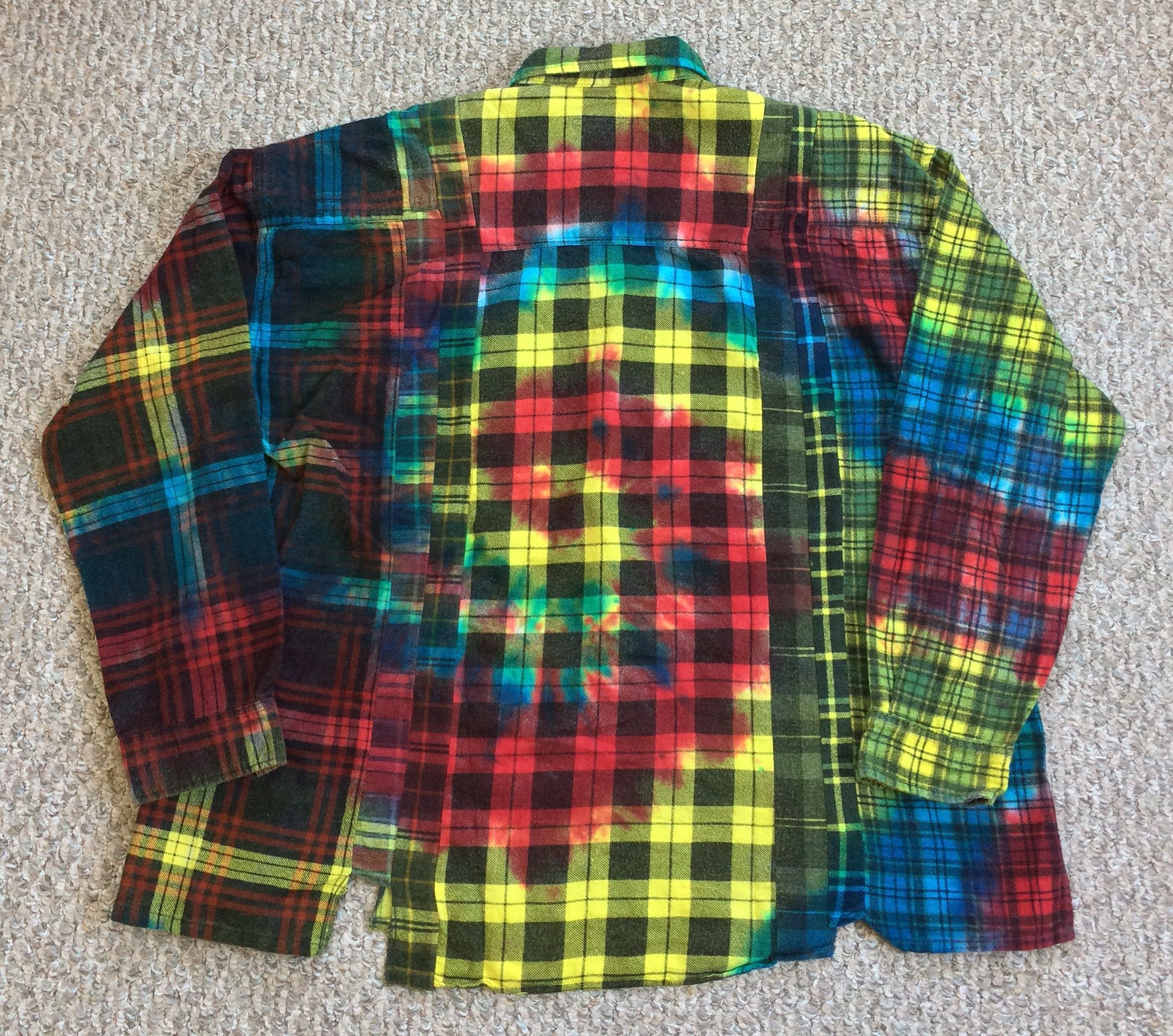 Needles Rebuild by Needles Wide 7 Cut Tie Dye Flannel Size US XL / EU 56 / 4 - 5 Thumbnail