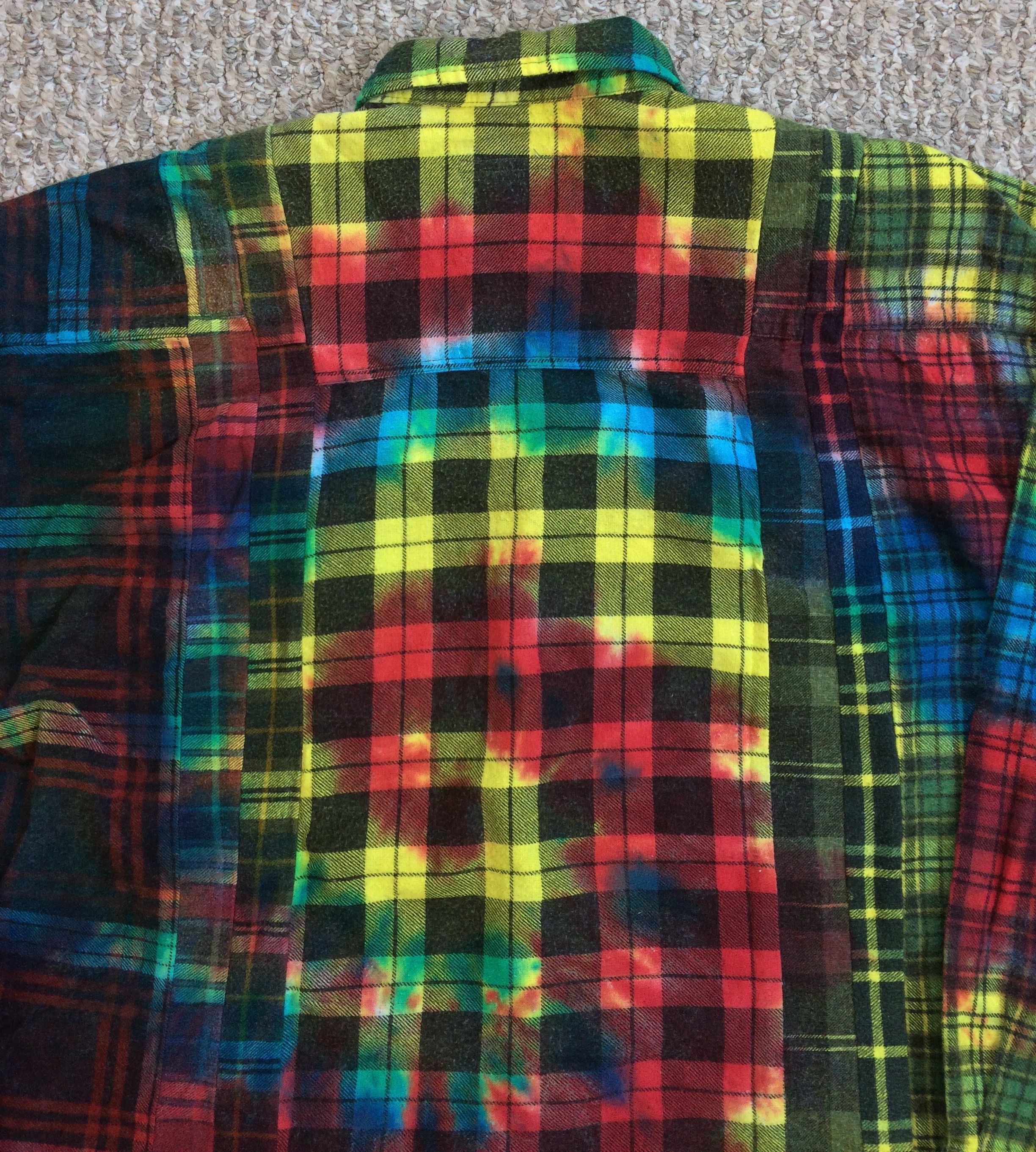 Needles Rebuild by Needles Wide 7 Cut Tie Dye Flannel Size US XL / EU 56 / 4 - 6 Thumbnail