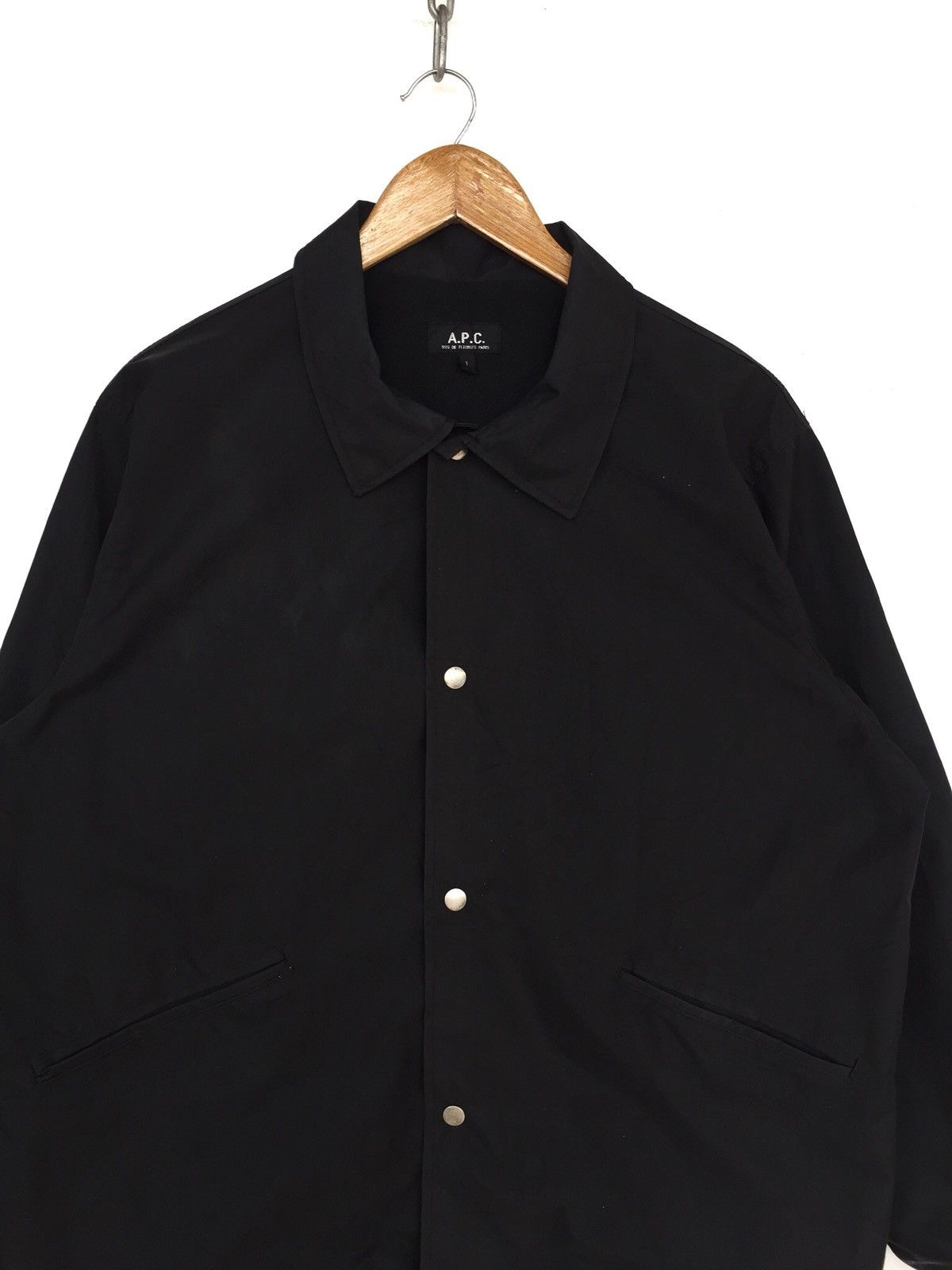 A.P.C. ARCHIVE🔥Hiver 1998 “Studer” Coat O/S Coach Jacket Size US L / EU 52-54 / 3 - 3 Thumbnail