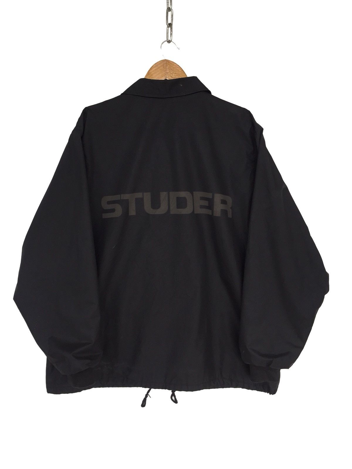 A.P.C. ARCHIVE🔥Hiver 1998 “Studer” Coat O/S Coach Jacket Size US L / EU 52-54 / 3 - 1 Thumbnail