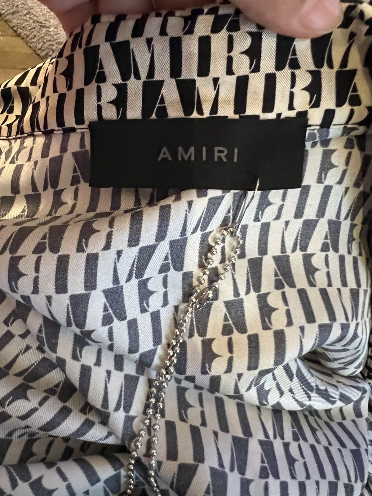 Amiri 100% Silk Shirt amiri Logo Size US S / EU 44-46 / 1 - 3 Thumbnail