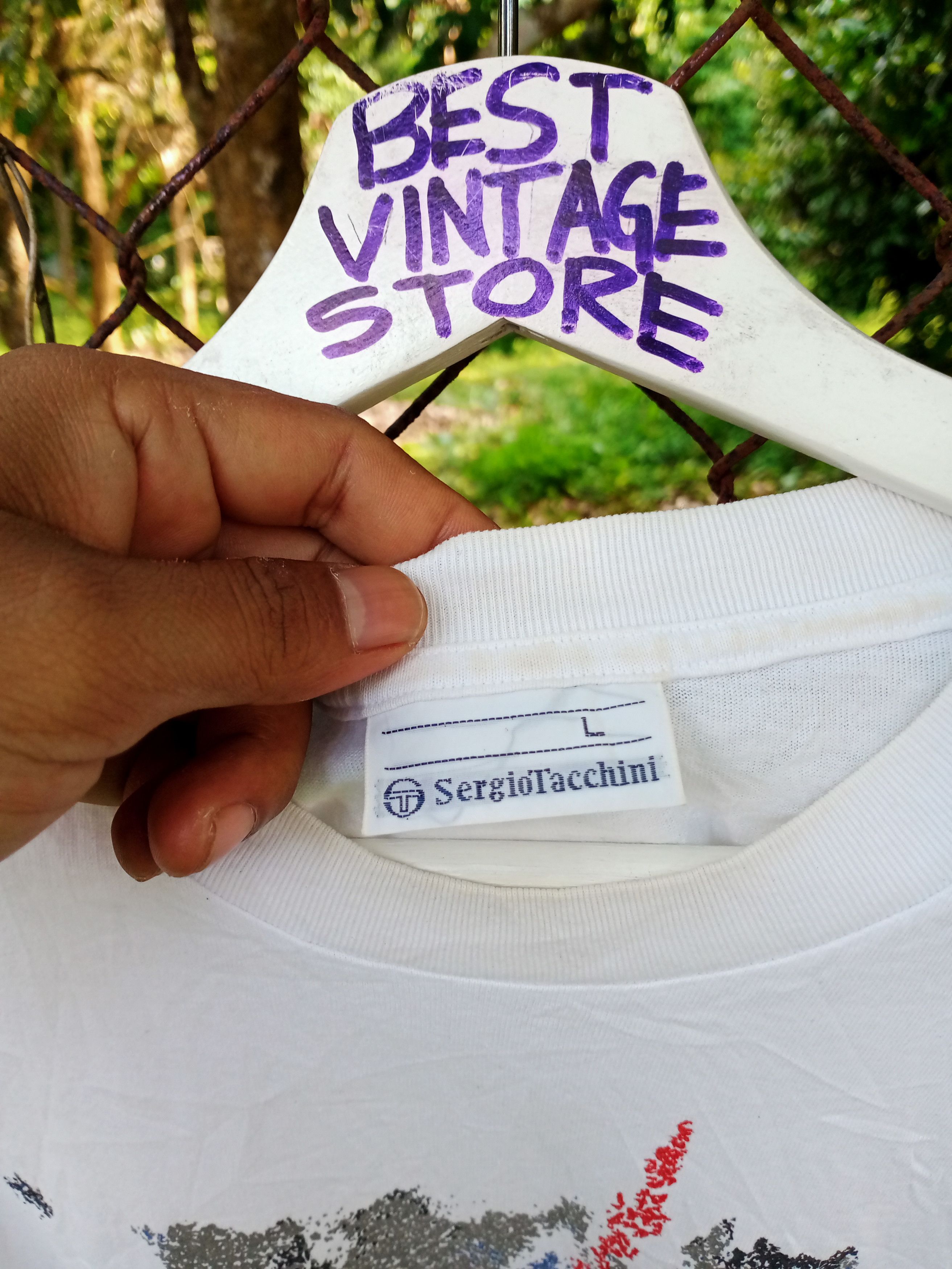 Sergio Tacchini Vintage 90s Sergio Tacchini Big Logo T-Shirt Size US M / EU 48-50 / 2 - 4 Thumbnail