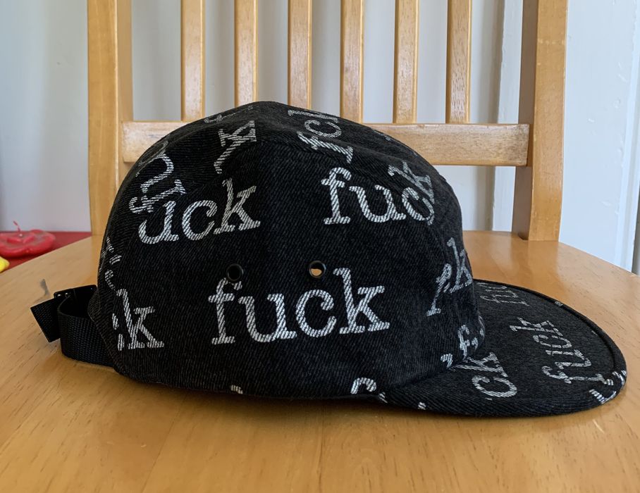 Supreme S/S 2013 Supreme Fuck Denim Camp Hat | Grailed