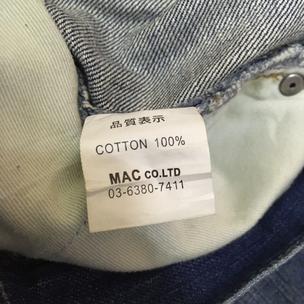 Designer × Japanese Brand × Vintage Rare Design Vintage Japanese Brand Mac & Co Jeans 1990s Size US 32 / EU 48 - 7 Thumbnail