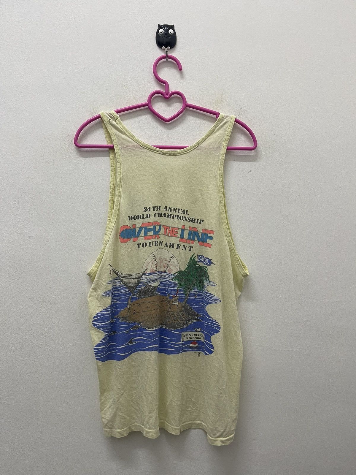 Vintage Rare 1987 OVER THE LINE Tournament OMBAC World Championship Size US M / EU 48-50 / 2 - 1 Thumbnail