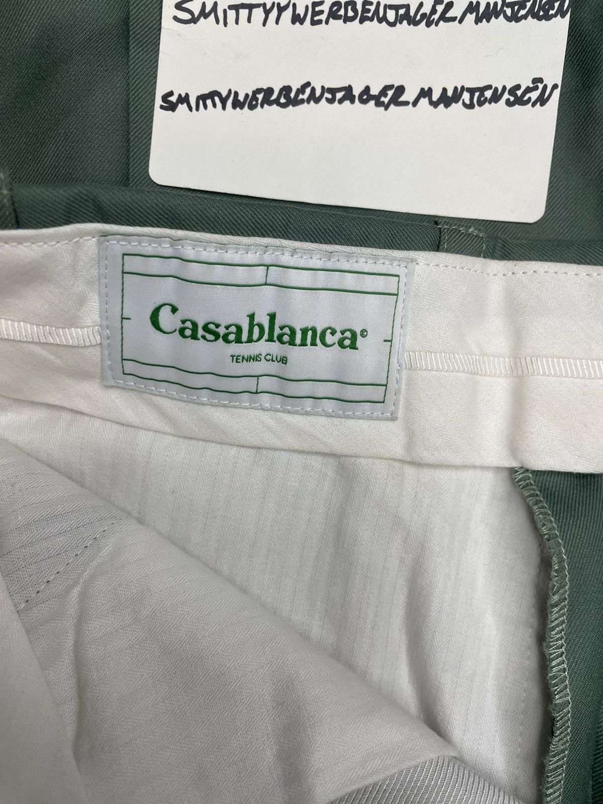 Casablanca Casablanca Wide Leg Virgin Wool Pants Size 26" / US 2 / IT 38 - 3 Thumbnail