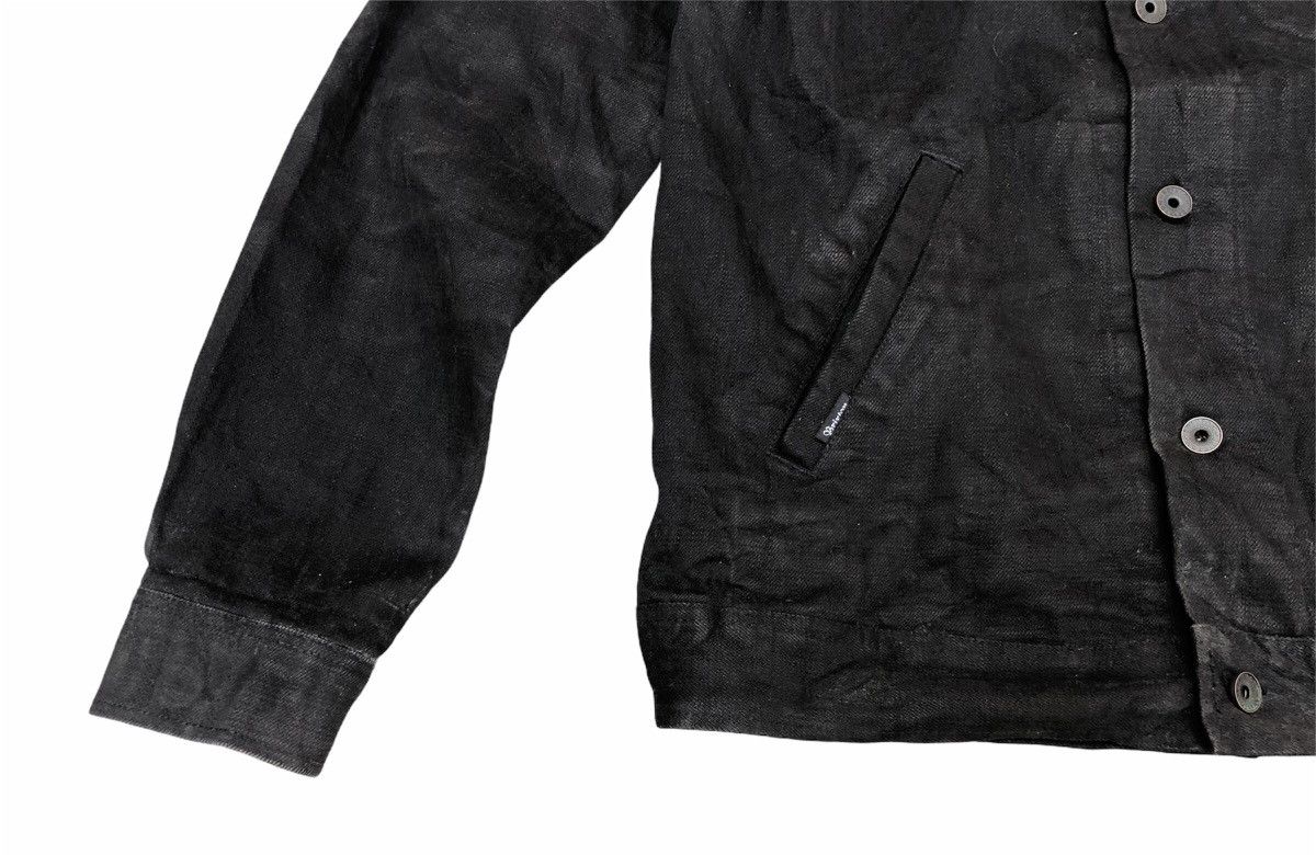 Brixton Brixton Black Coated Bikers Denim Jacket Size US S / EU 44-46 / 1 - 5 Thumbnail