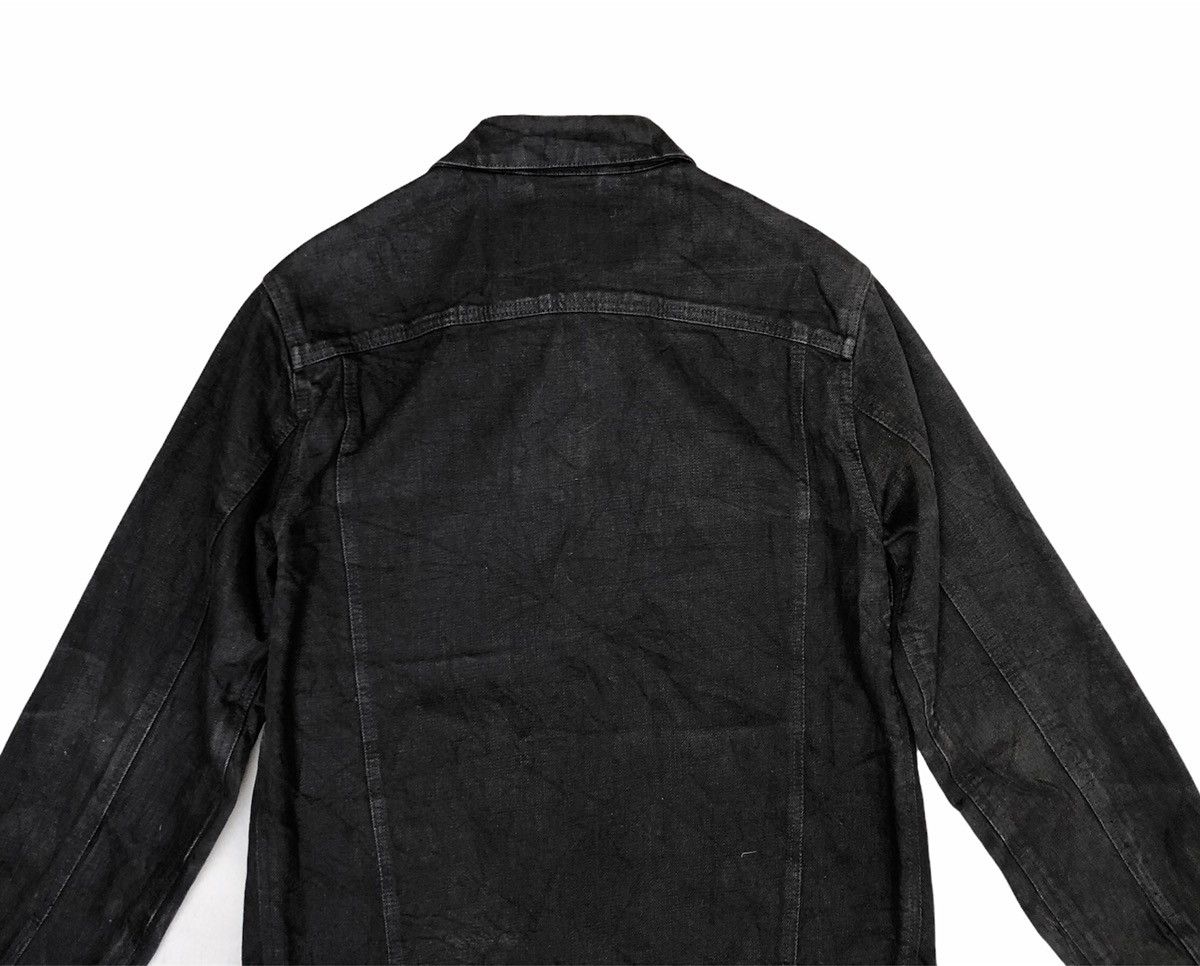 Brixton Brixton Black Coated Bikers Denim Jacket Size US S / EU 44-46 / 1 - 8 Thumbnail