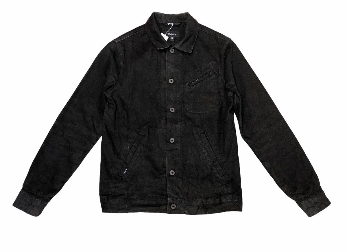 Brixton Brixton Black Coated Bikers Denim Jacket Size US S / EU 44-46 / 1 - 2 Thumbnail