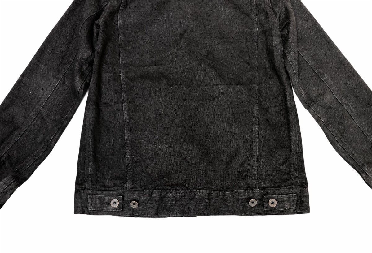 Brixton Brixton Black Coated Bikers Denim Jacket Size US S / EU 44-46 / 1 - 9 Thumbnail