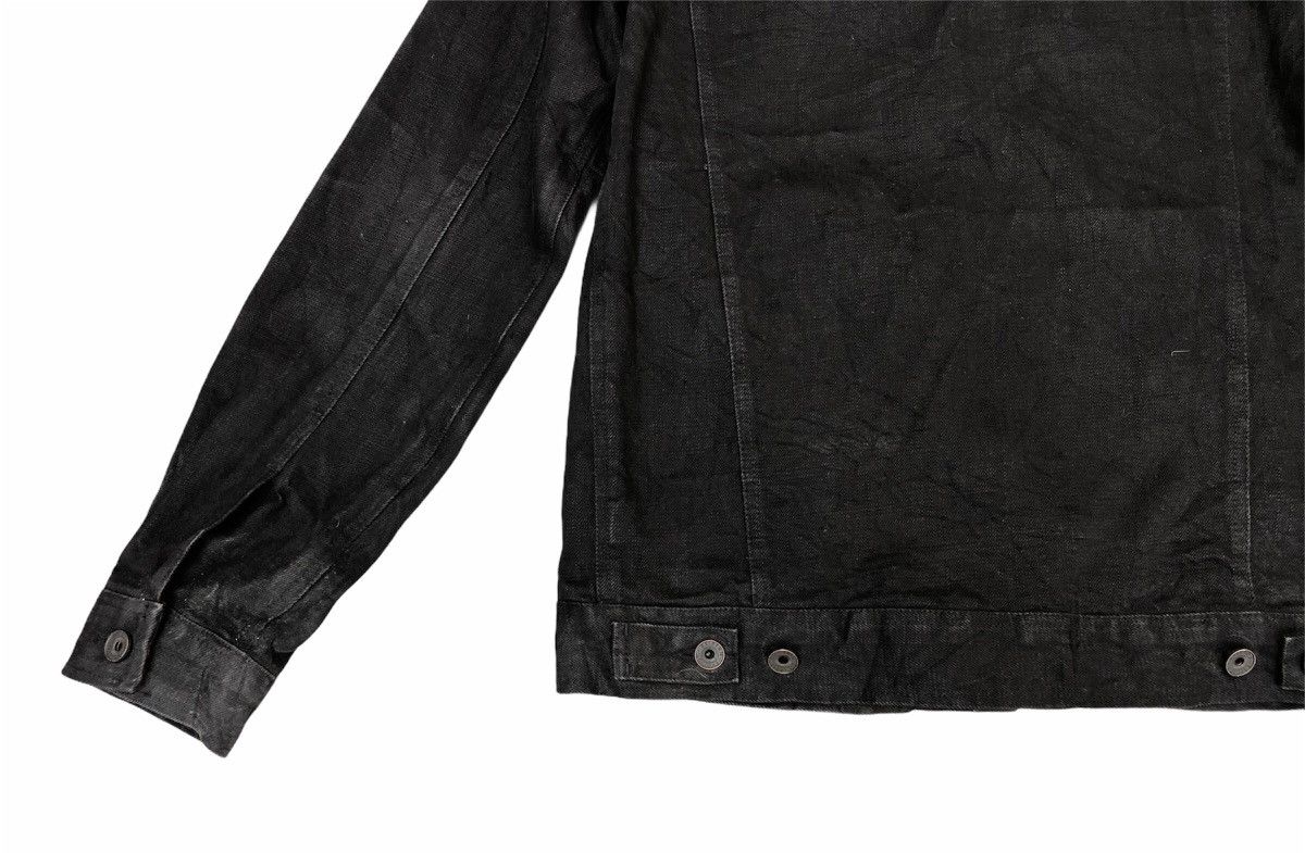 Brixton Brixton Black Coated Bikers Denim Jacket Size US S / EU 44-46 / 1 - 10 Thumbnail
