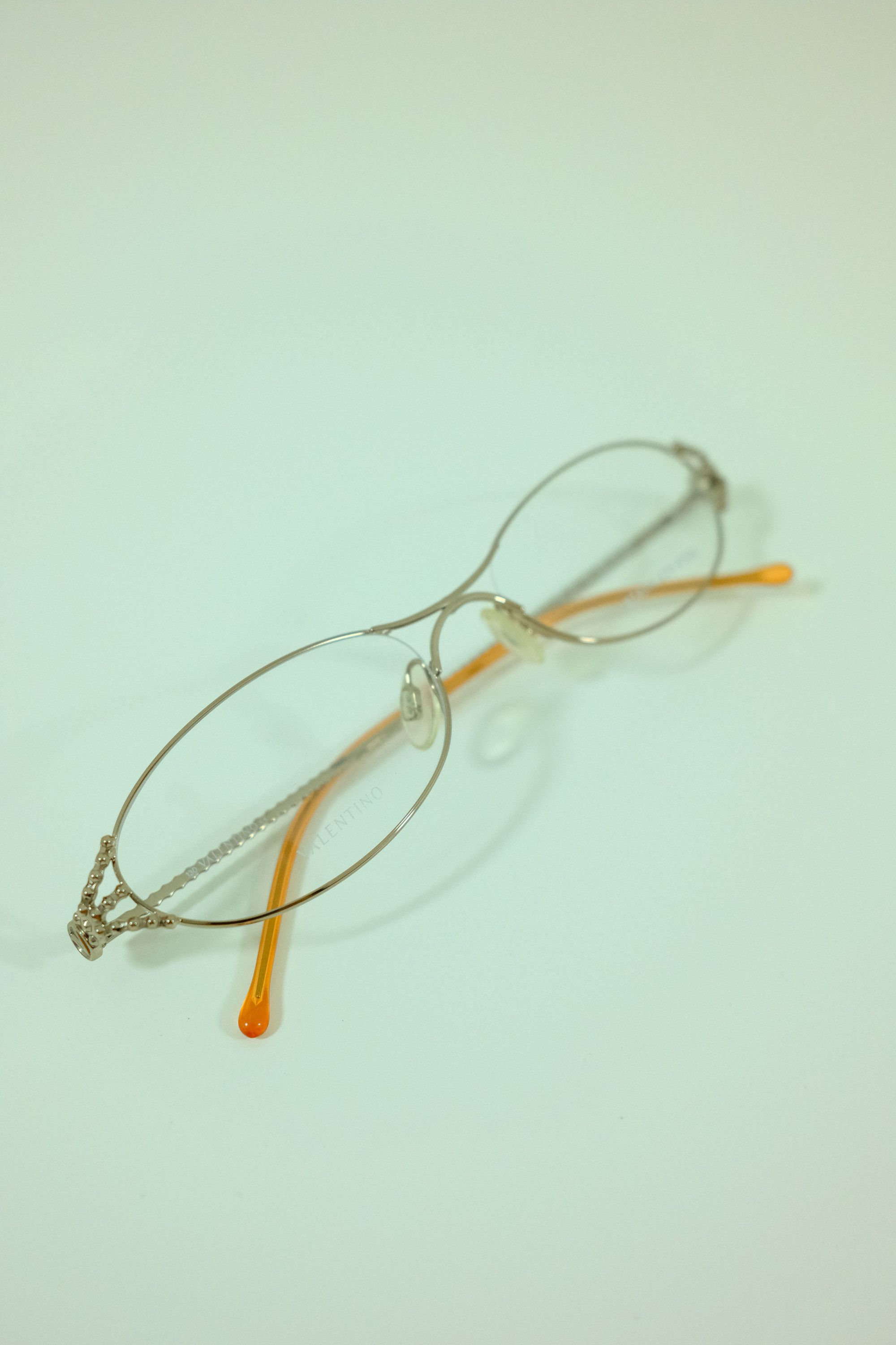 90's New Valentino Rough Frames Val 5353 Glasses