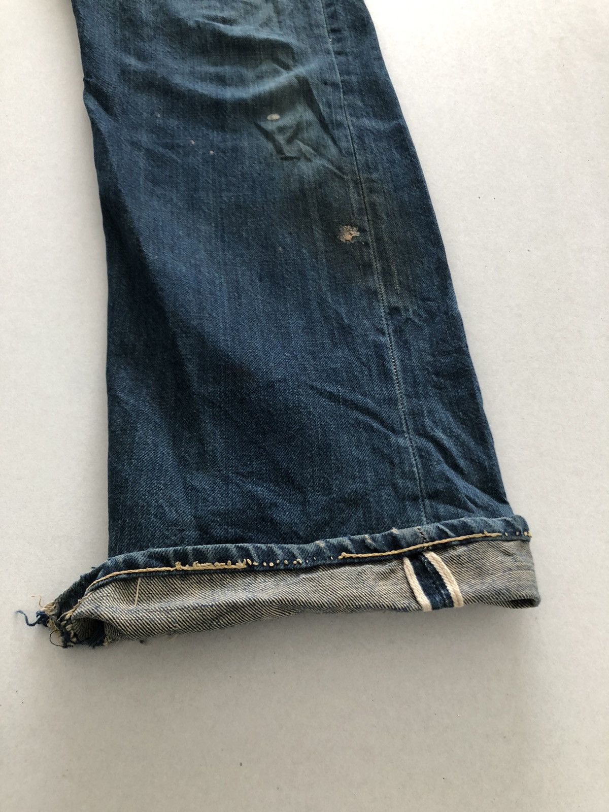 Full Count & Co. Japanese Selvedge Inspired Kapital Design Distressed Denim Size US 30 / EU 46 - 8 Thumbnail