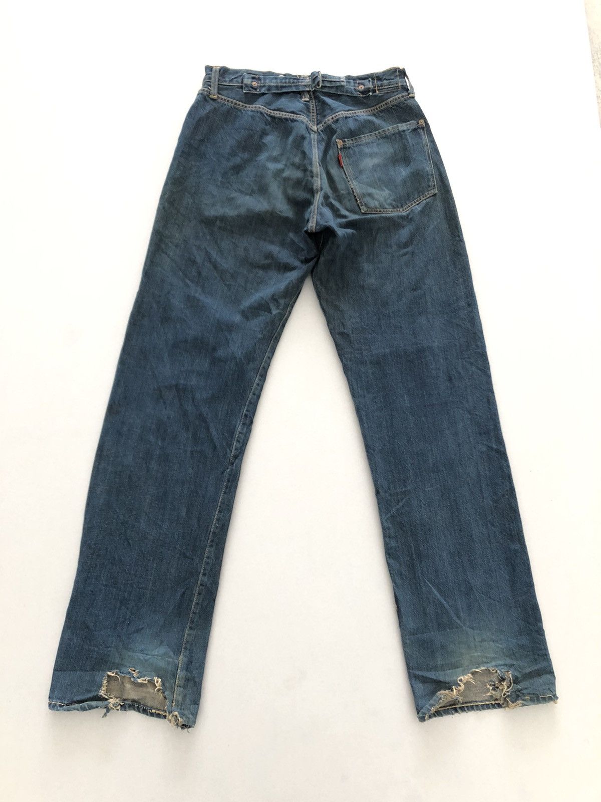 Full Count & Co. Japanese Selvedge Inspired Kapital Design Distressed Denim Size US 30 / EU 46 - 2 Thumbnail