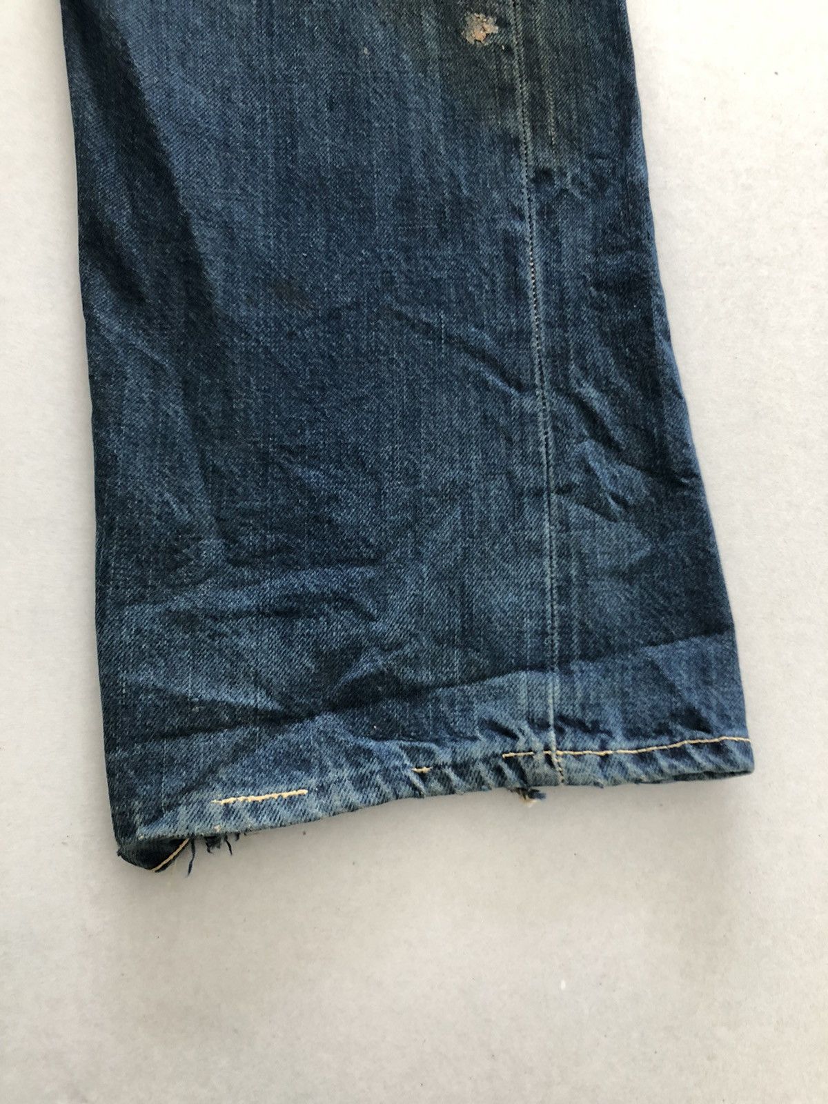 Full Count & Co. Japanese Selvedge Inspired Kapital Design Distressed Denim Size US 30 / EU 46 - 6 Thumbnail