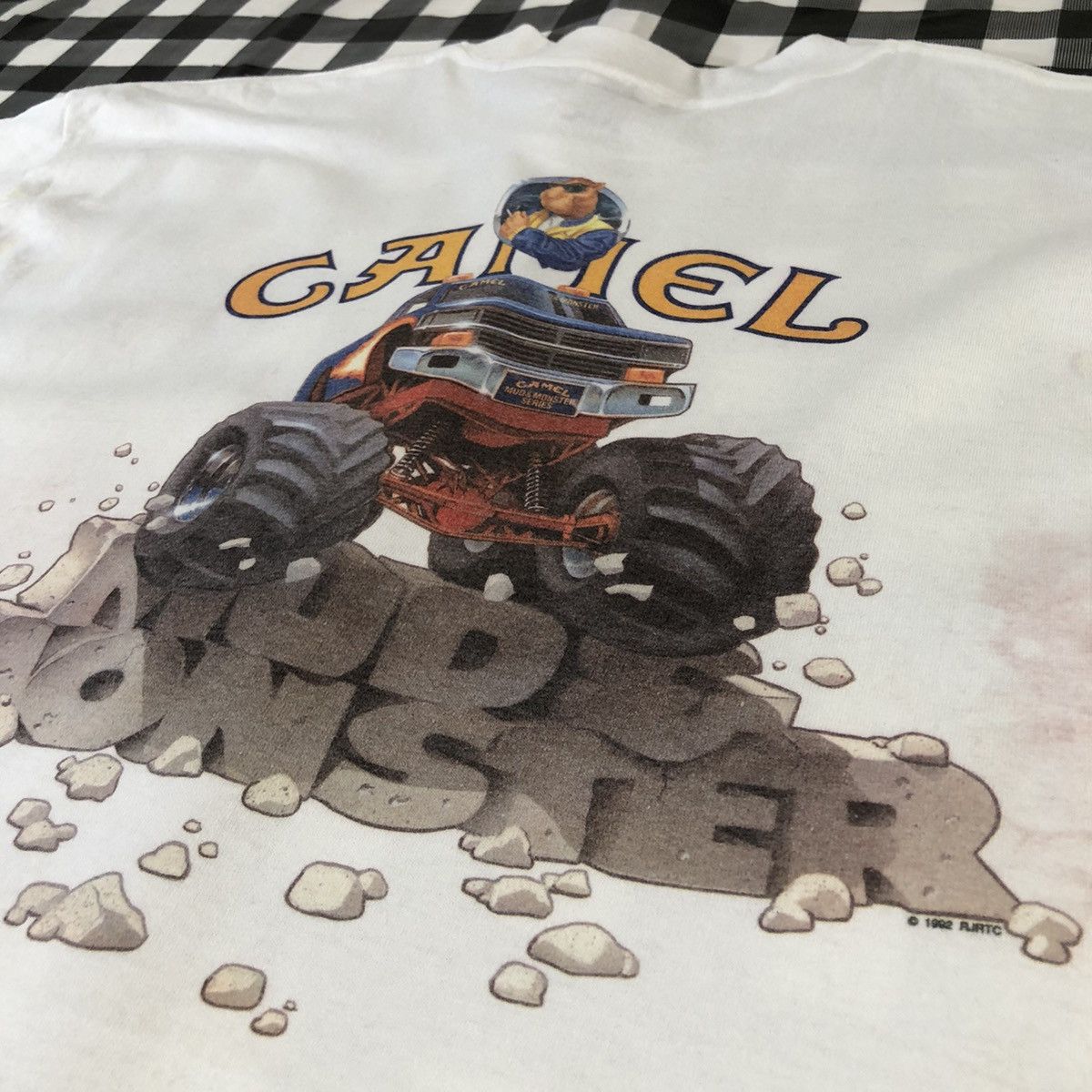 Camel Camel Mud & Monster Truck 1992 Racing Cigarette Pocket Tee Size US XL / EU 56 / 4 - 5 Thumbnail